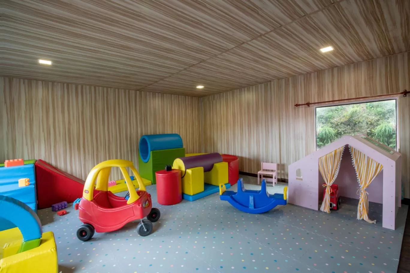 Children play ground in Country Inn Maple Resort Chail