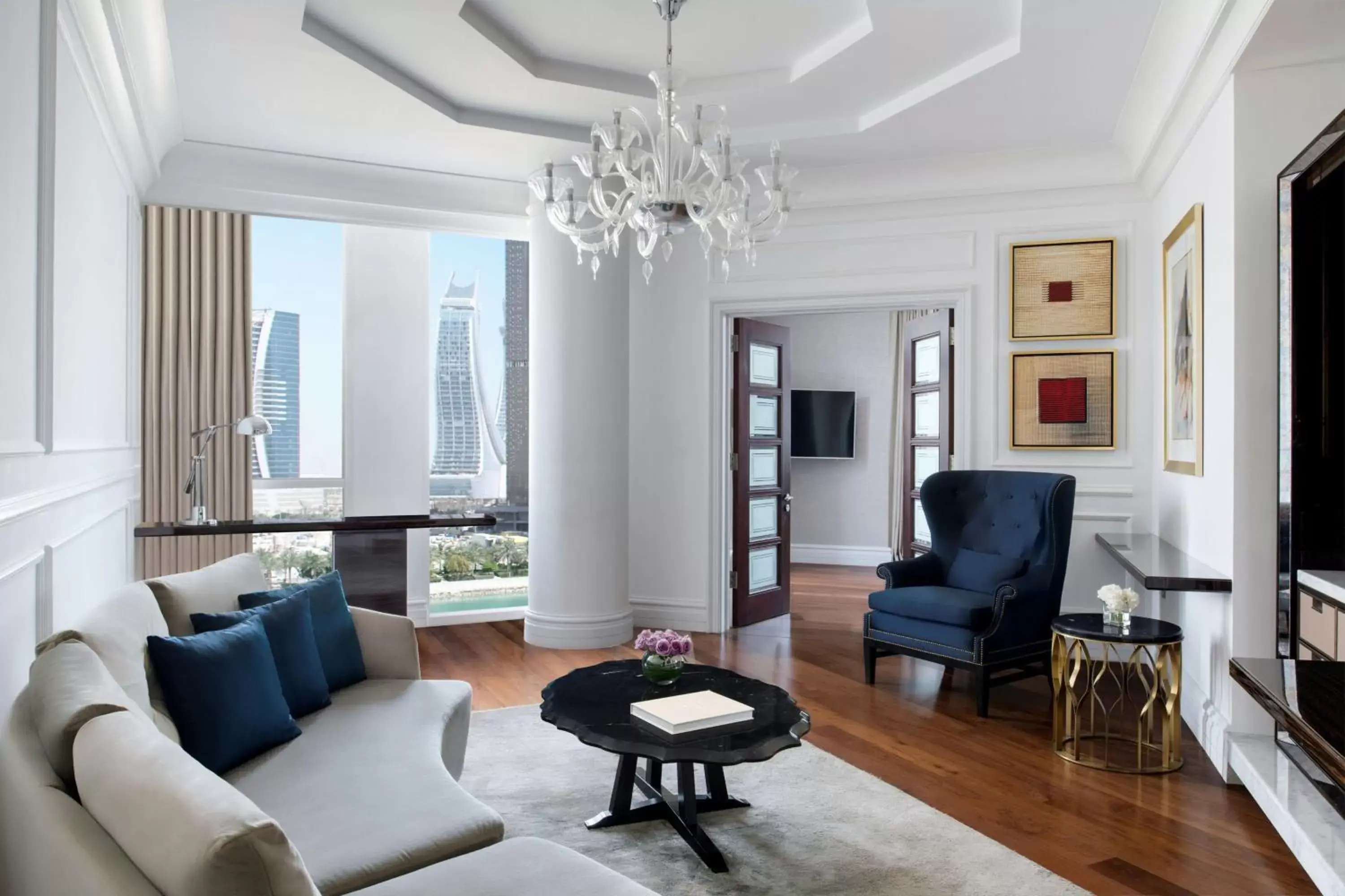 Living room, Seating Area in The Ritz-Carlton, Doha