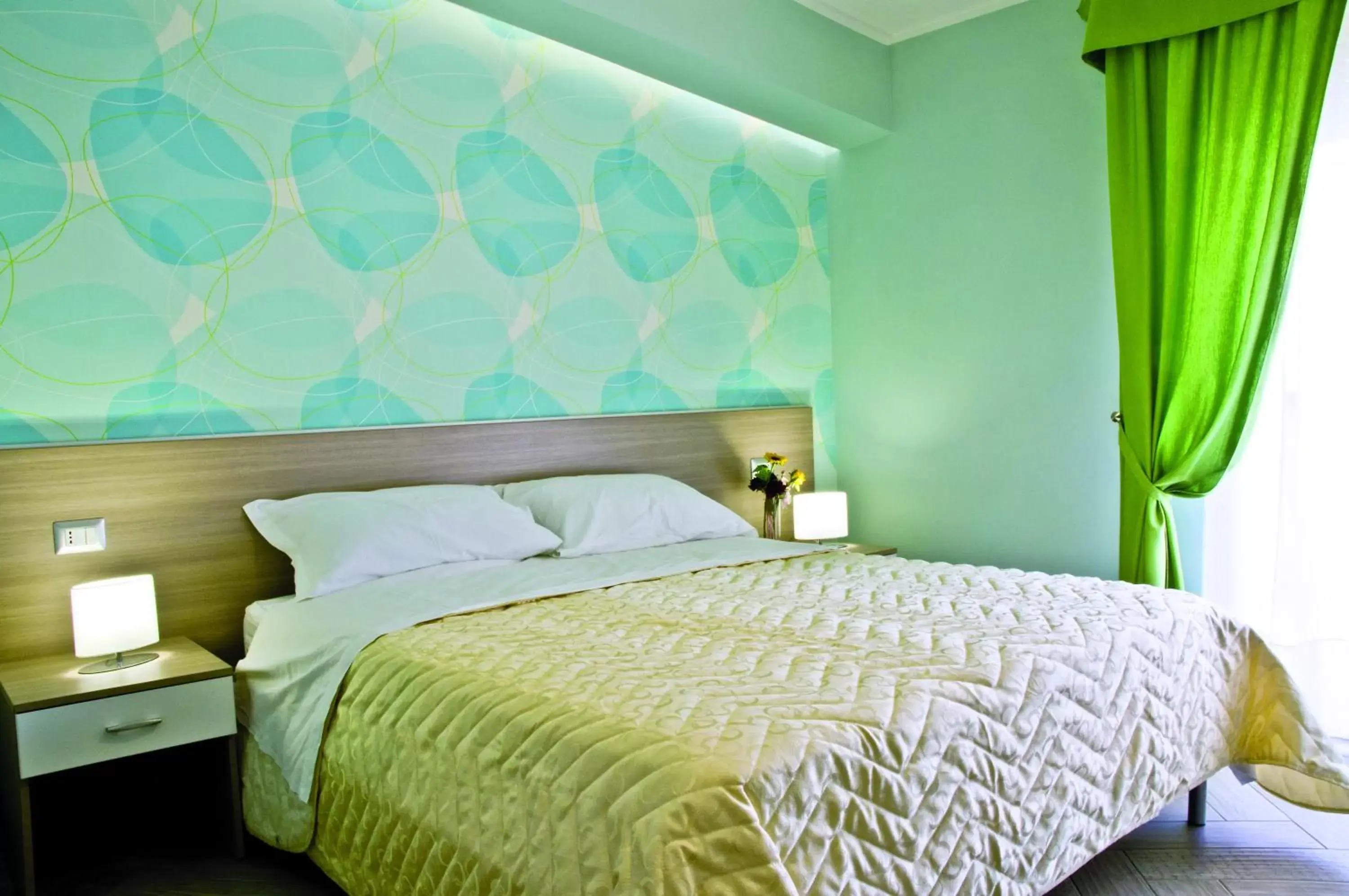 Decorative detail, Bed in B&B Albachiara Decorative detail, Bed in B&B Albachiara