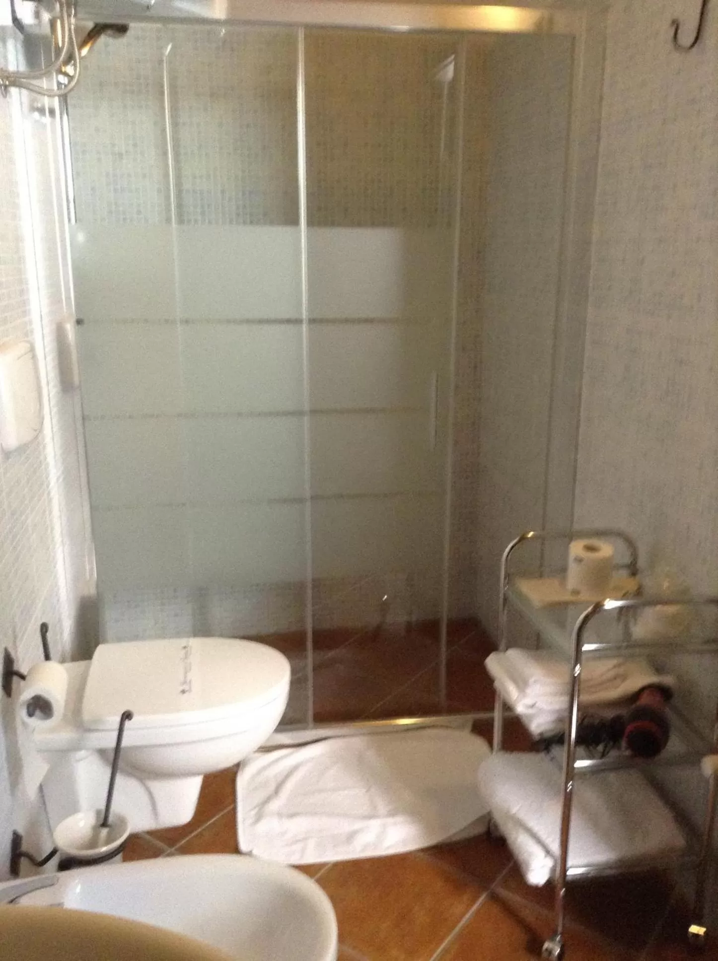 Shower in B&B Charme Sa Pardina