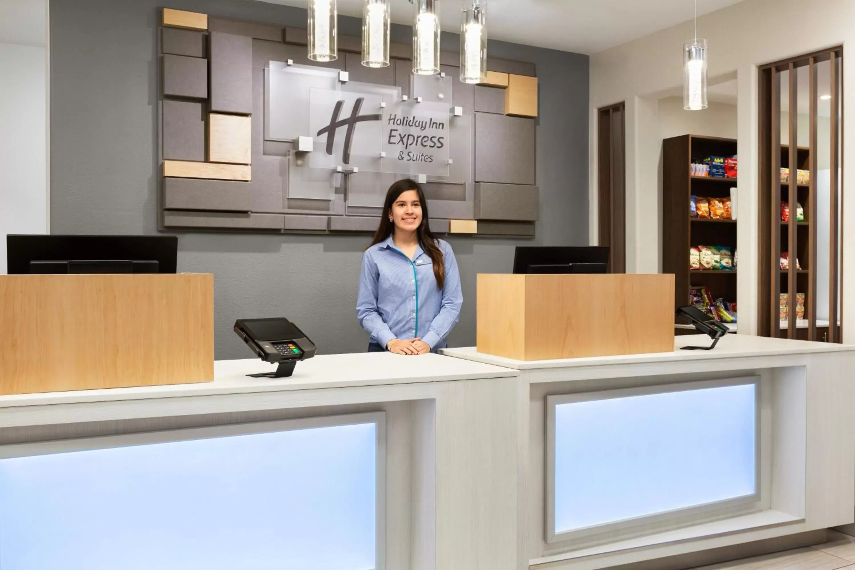 Property building, Lobby/Reception in Holiday Inn Express Hotel & Suites Mission-McAllen Area, an IHG Hotel