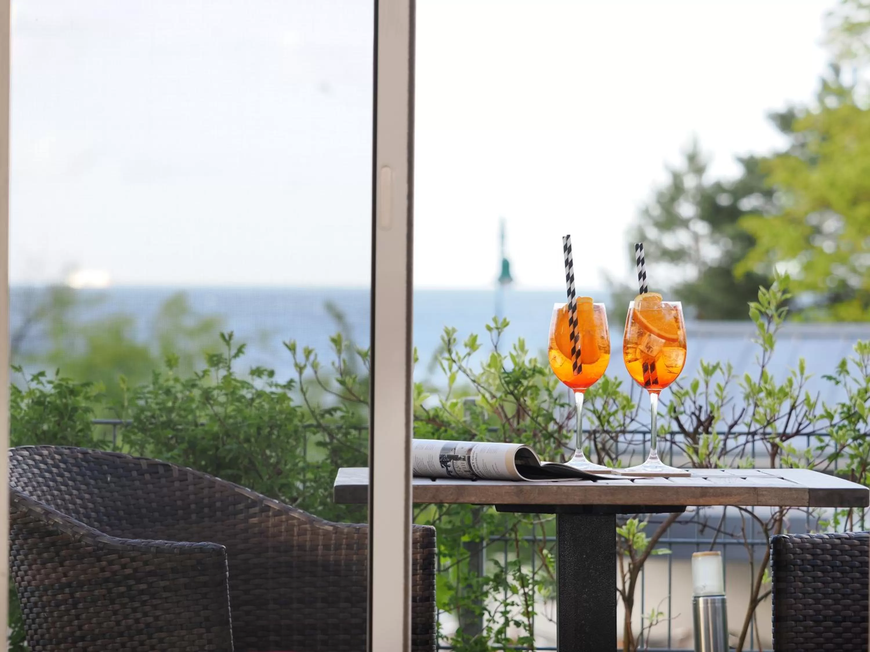 Balcony/Terrace in Strandvillen Heringsdorf