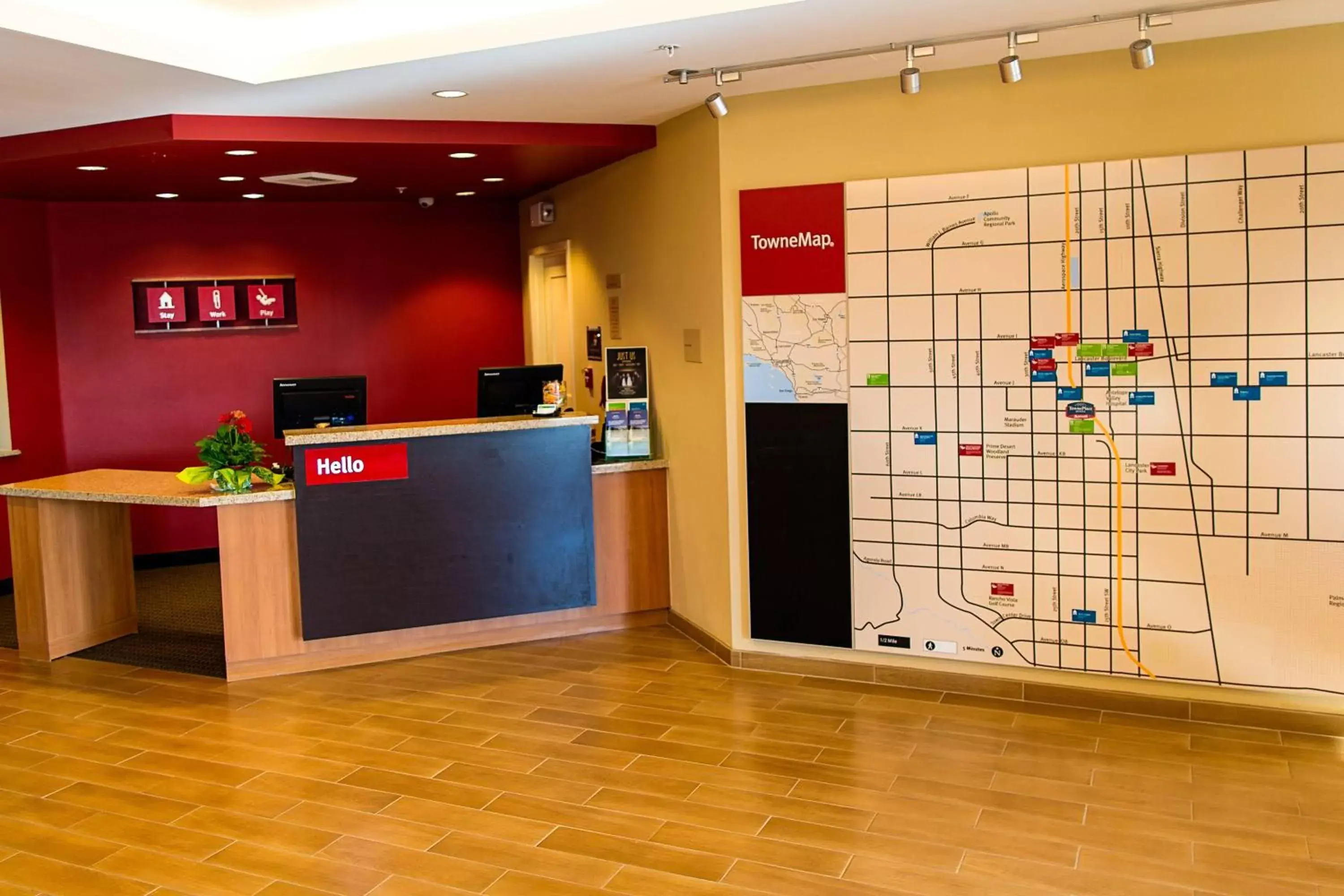 Lobby or reception, Lobby/Reception in TownePlace Suites by Marriott Lancaster