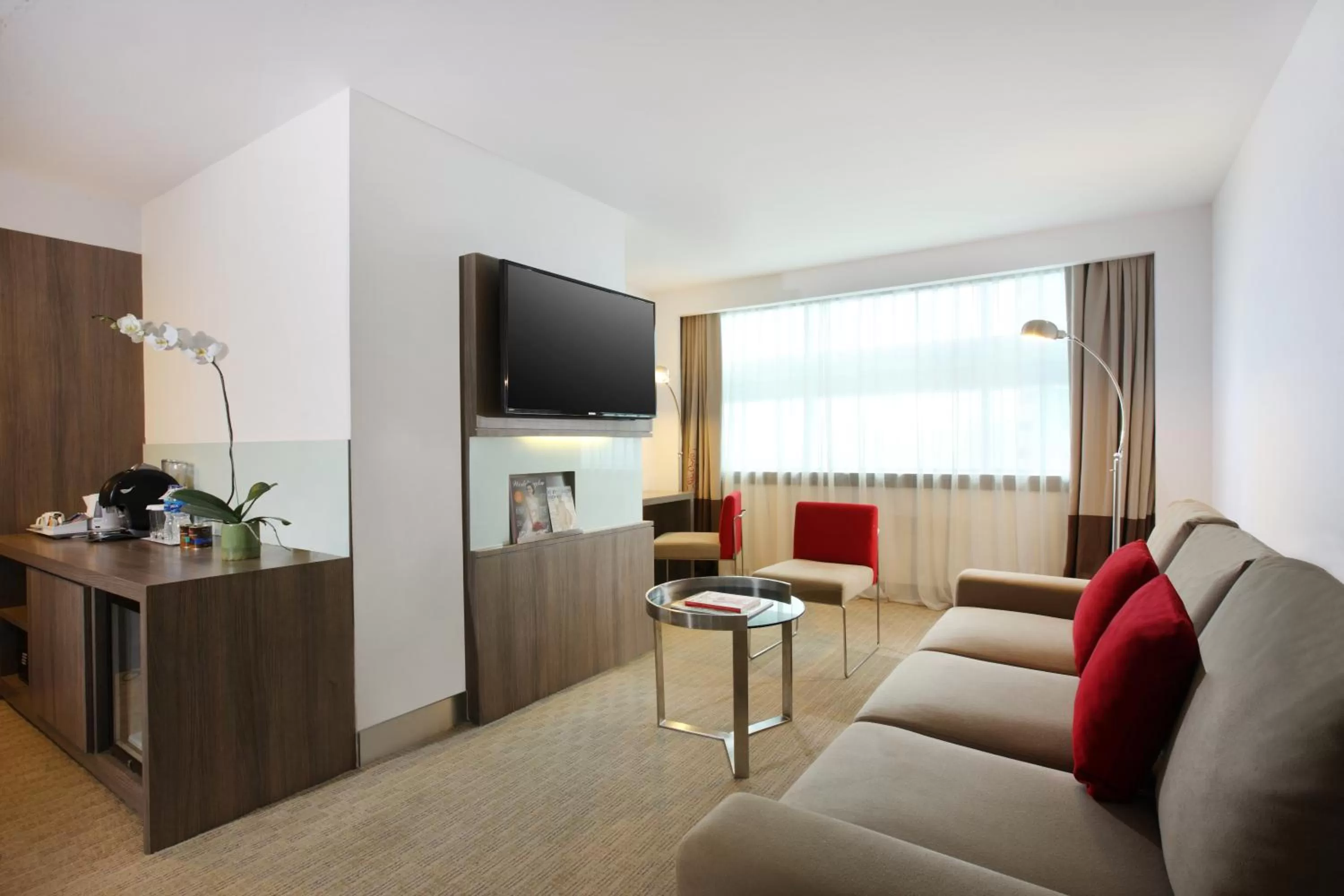 Seating area in Novotel Jakarta Gajah Mada