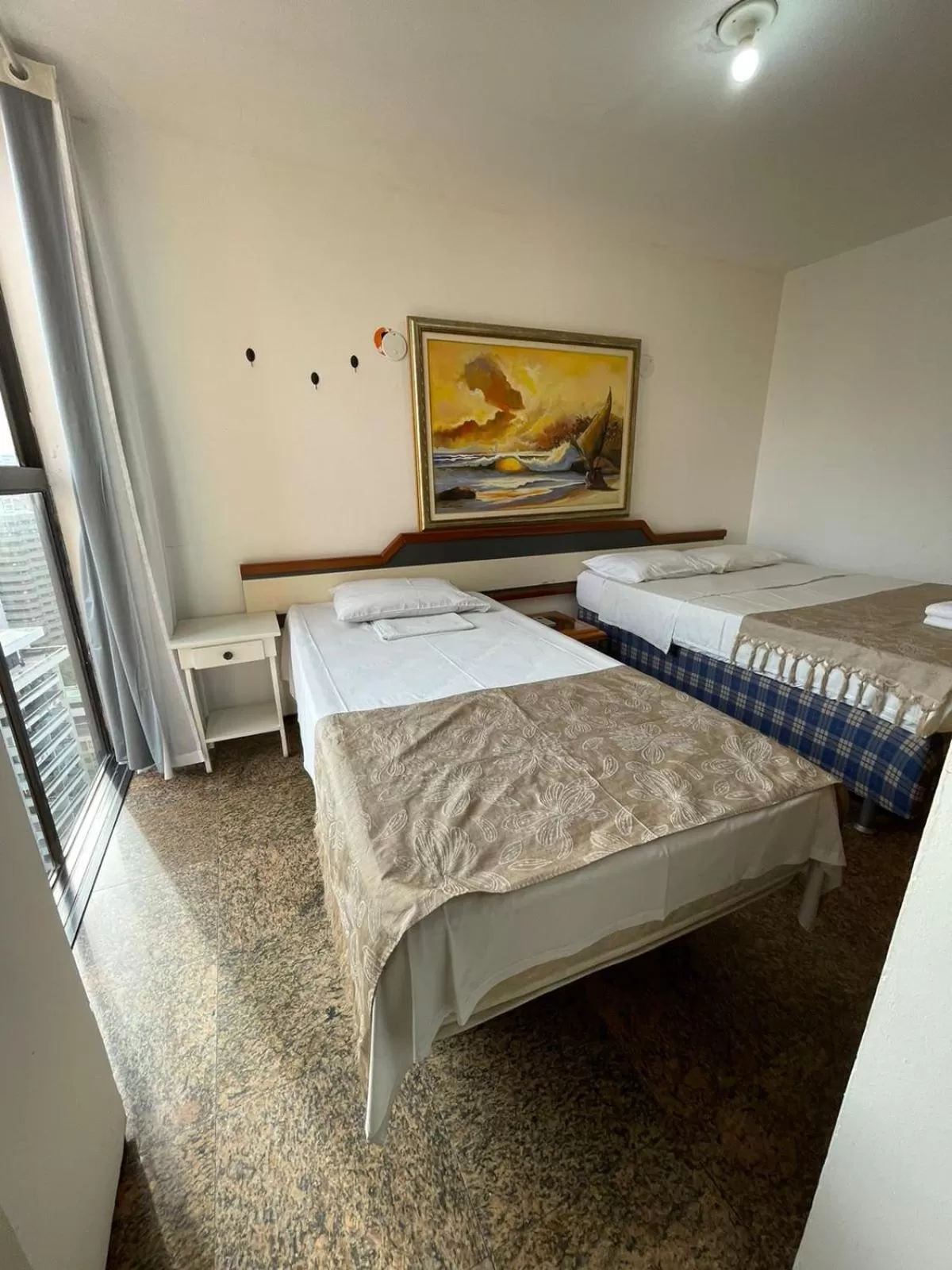 Bed in Flat Atlântico Neto