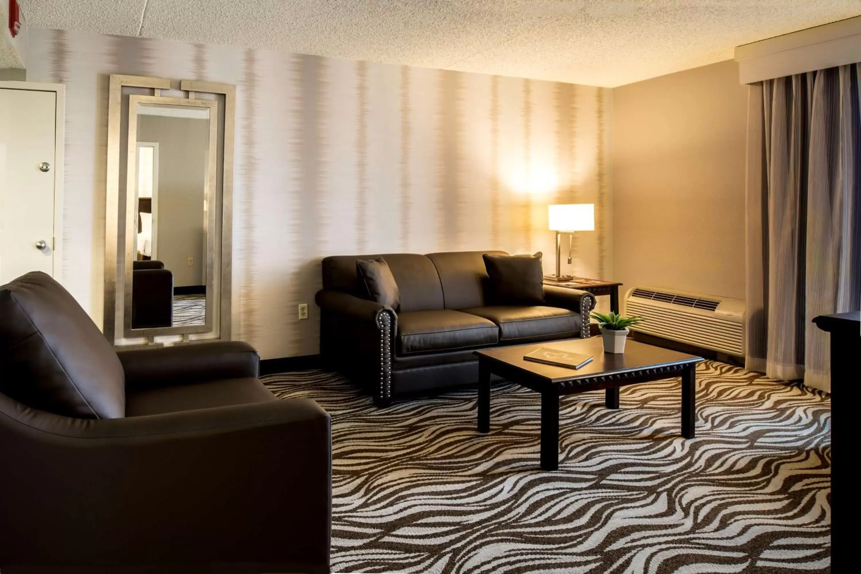 Photo of the whole room, Seating Area in Radisson Hotel North Fort Worth Fossil Creek