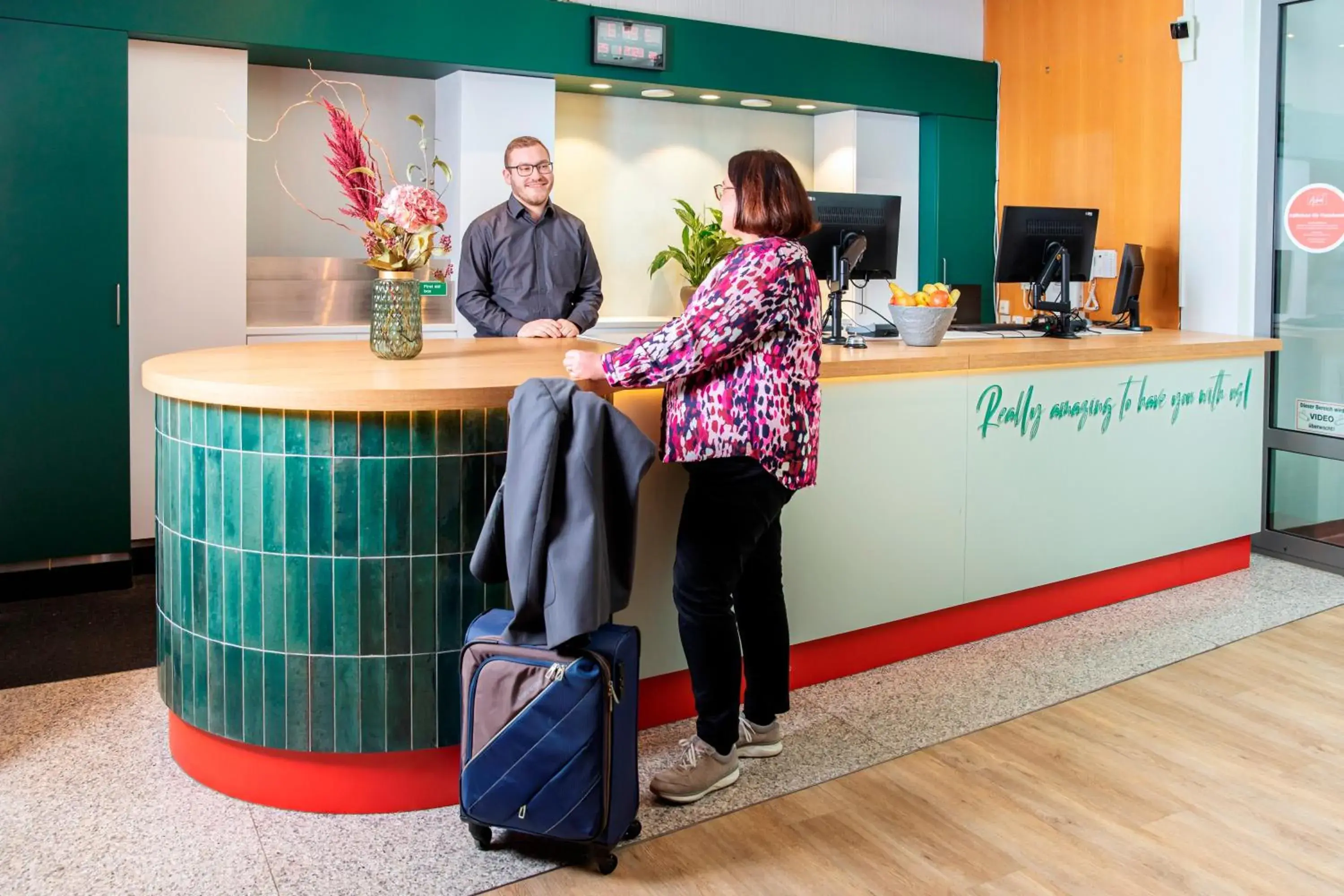 Lobby or reception in ACHAT Hotel Stuttgart Airport Messe Lobby or reception in ACHAT Hotel Stuttgart Airport Messe