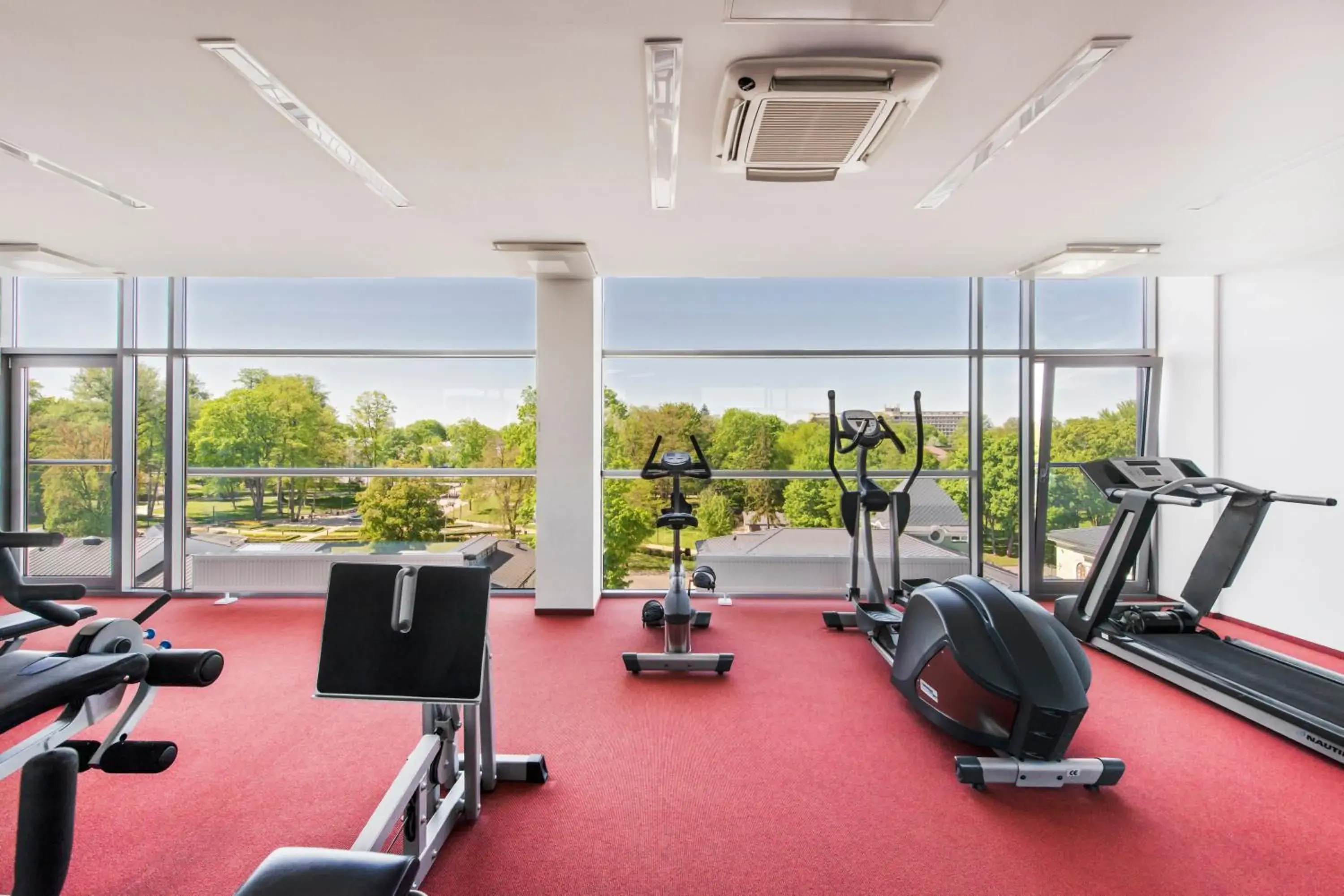 View (from property/room), Fitness Center/Facilities in Europa Royale Druskininkai