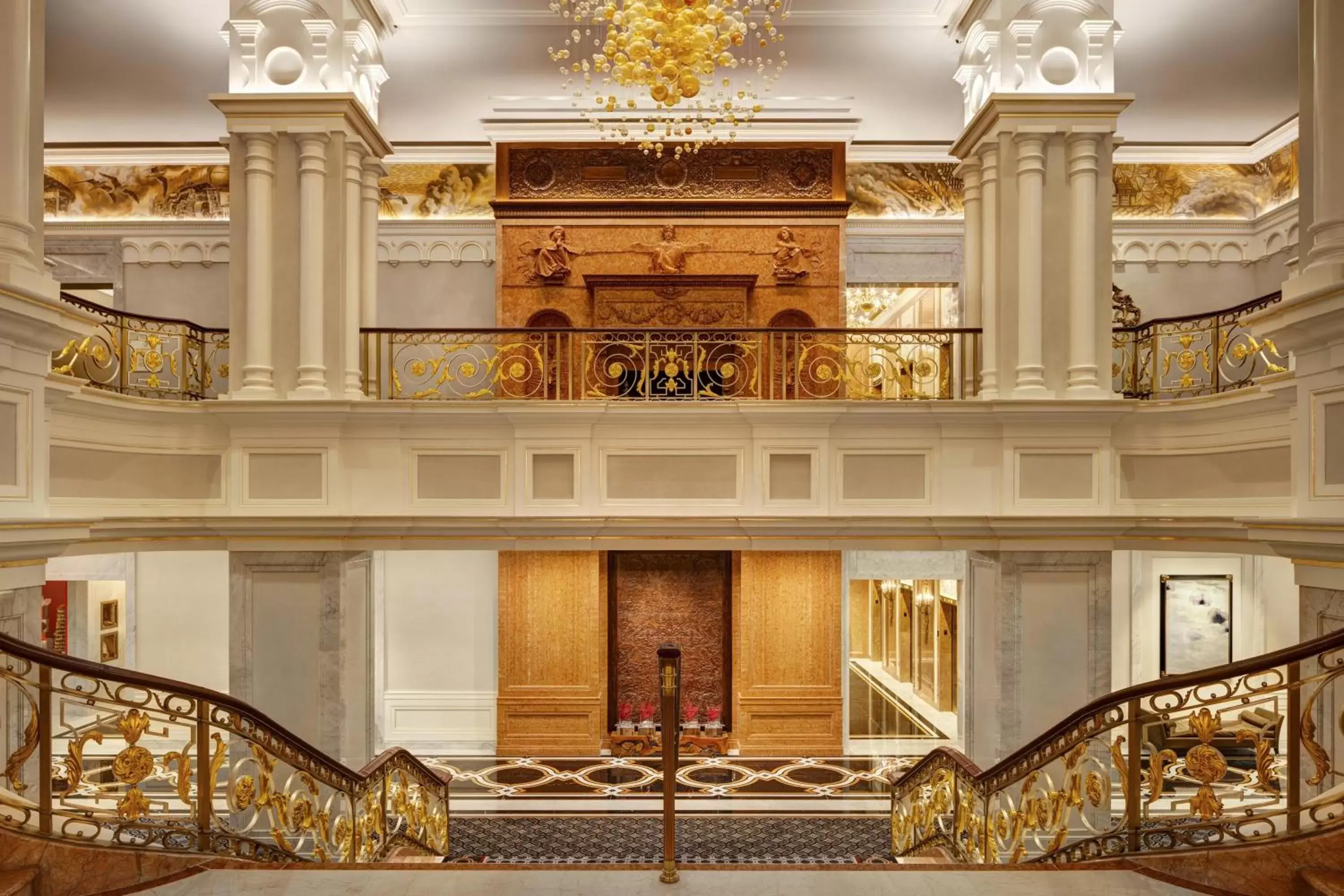 Decorative detail, Lobby/Reception in Lotte New York Palace