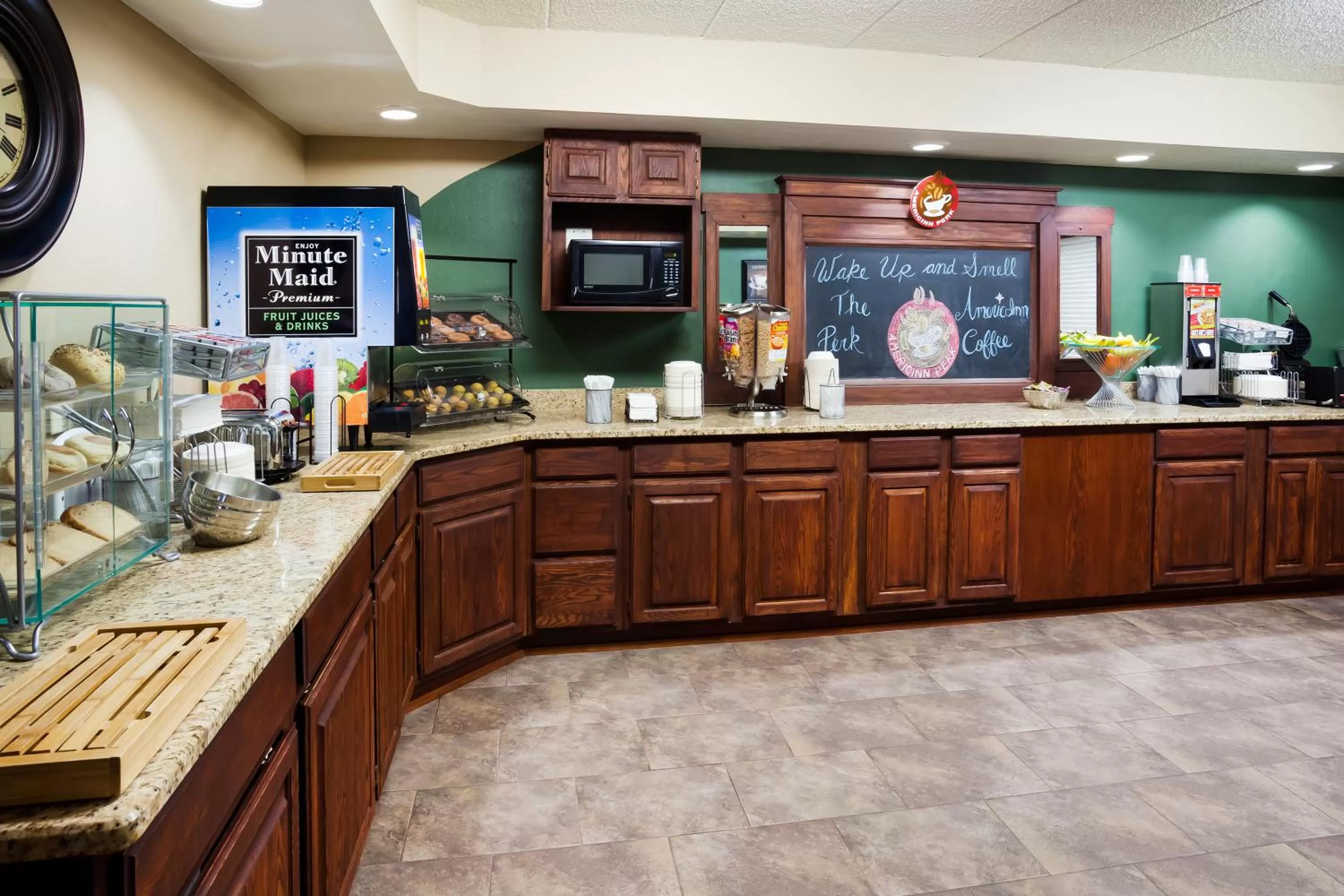 American breakfast in AmericInn by Wyndham Ironwood