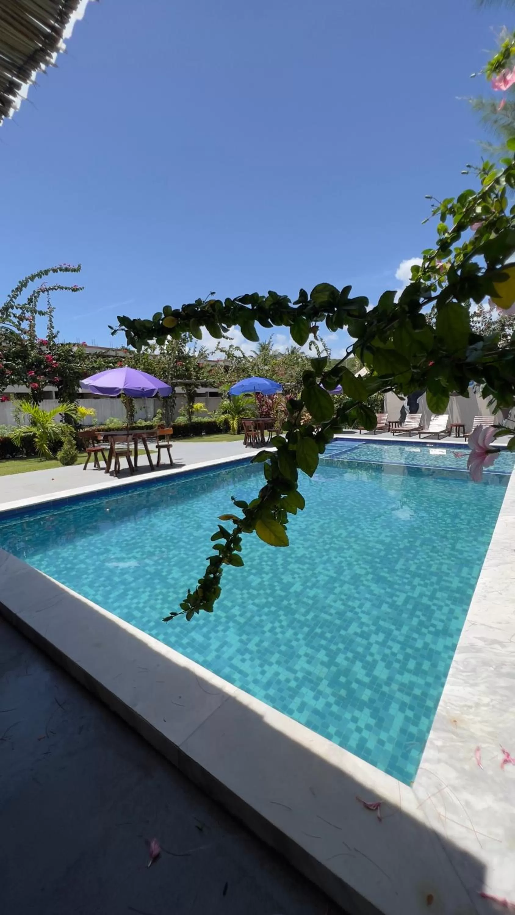 Pool view in POUSADA RANCHO PARAISO