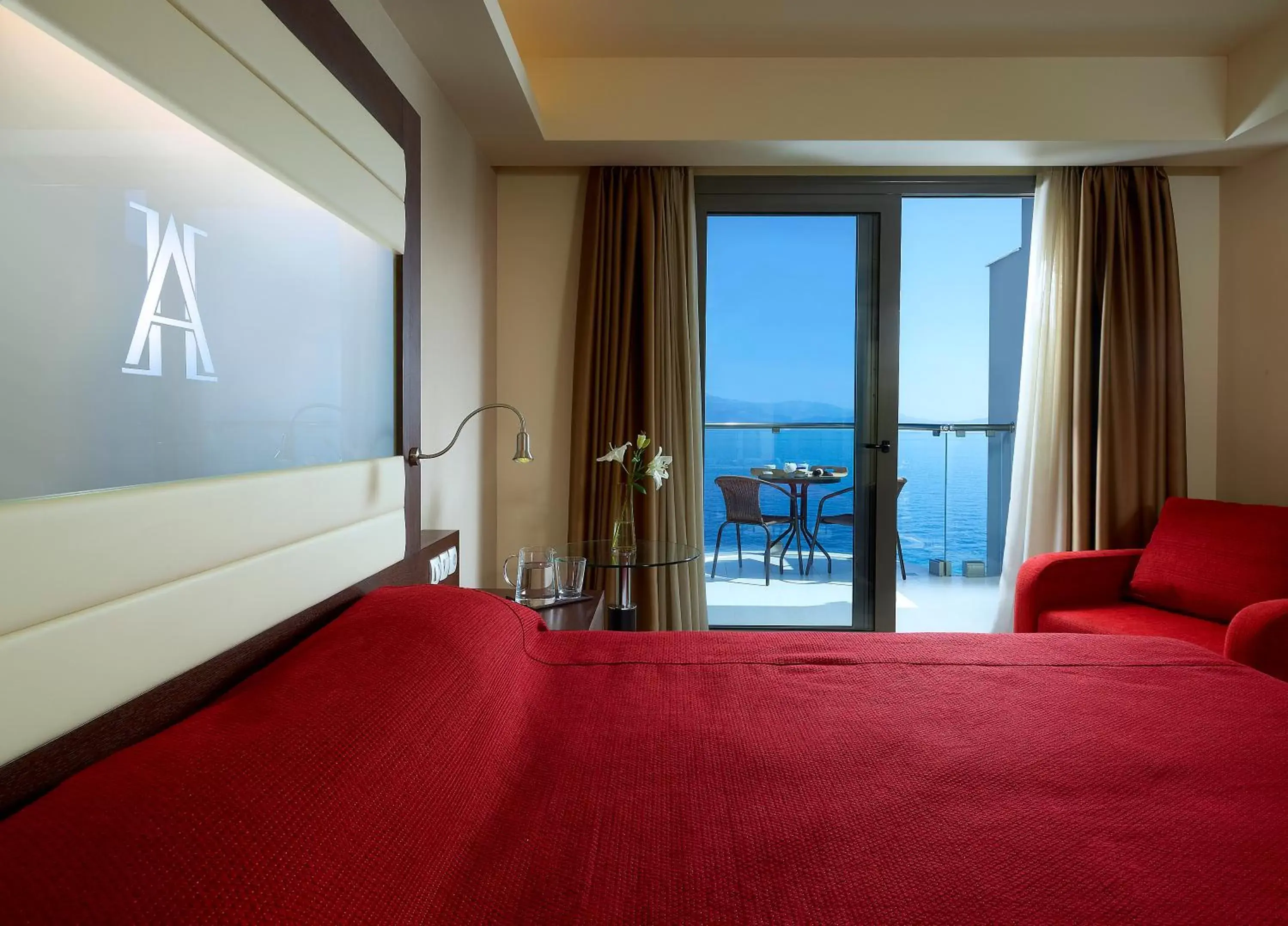 Twin Room with Sea View in Arion Hotel