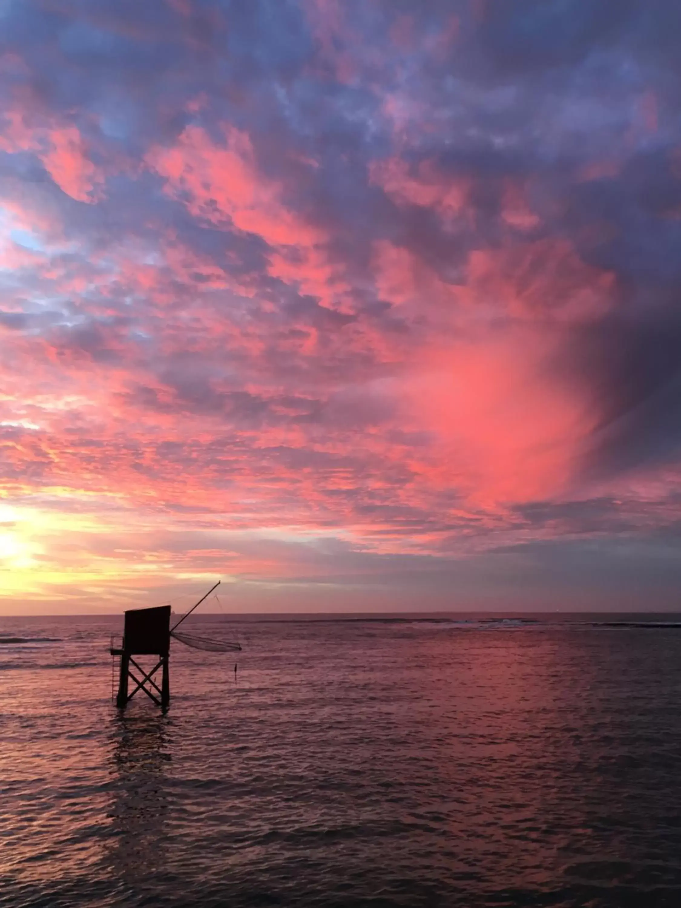 Sea view, Sunrise/Sunset in La Pecherie