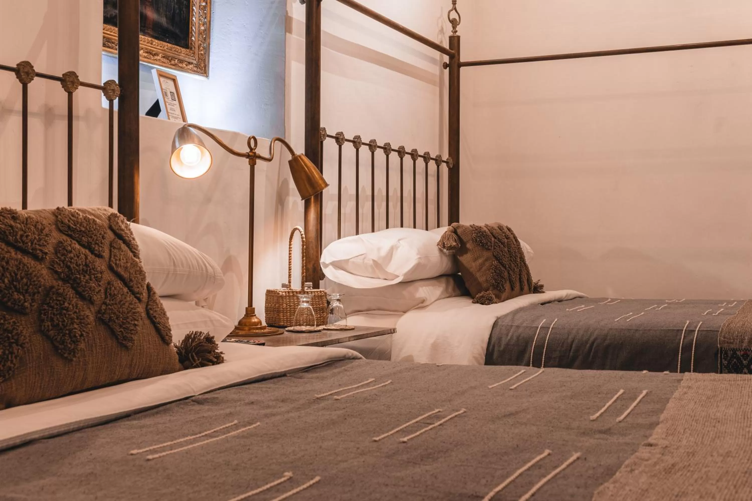 Bed in El Edén Hotel Boutique