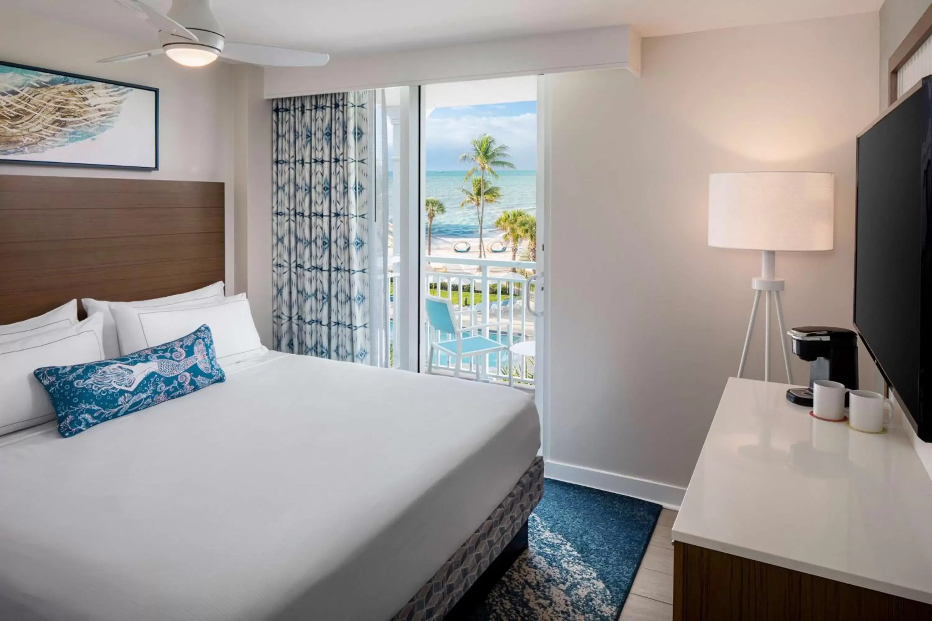 Bed in The Reach Key West, Curio Collection by Hilton
