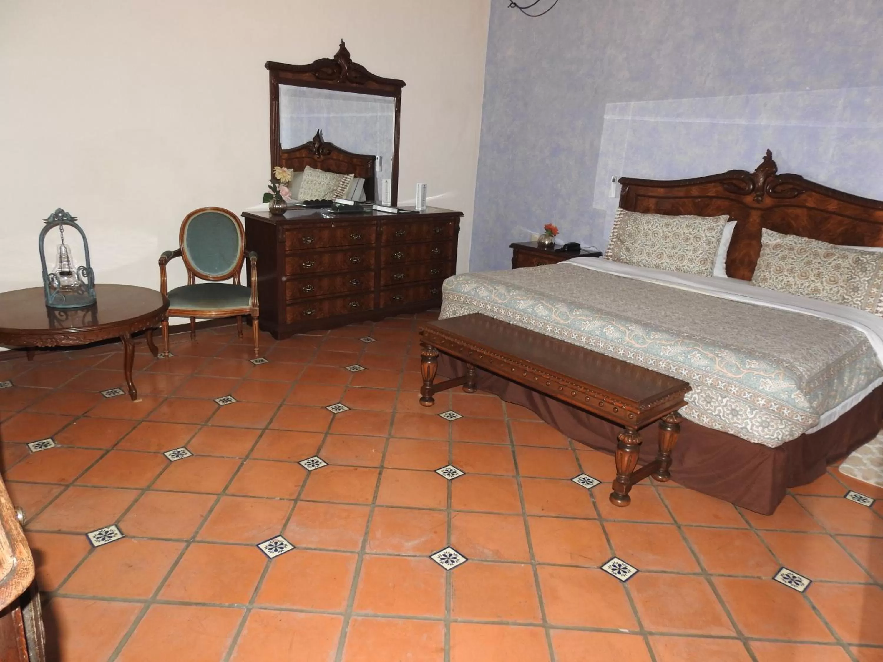 Bed in Hotel Marqués del Ángel