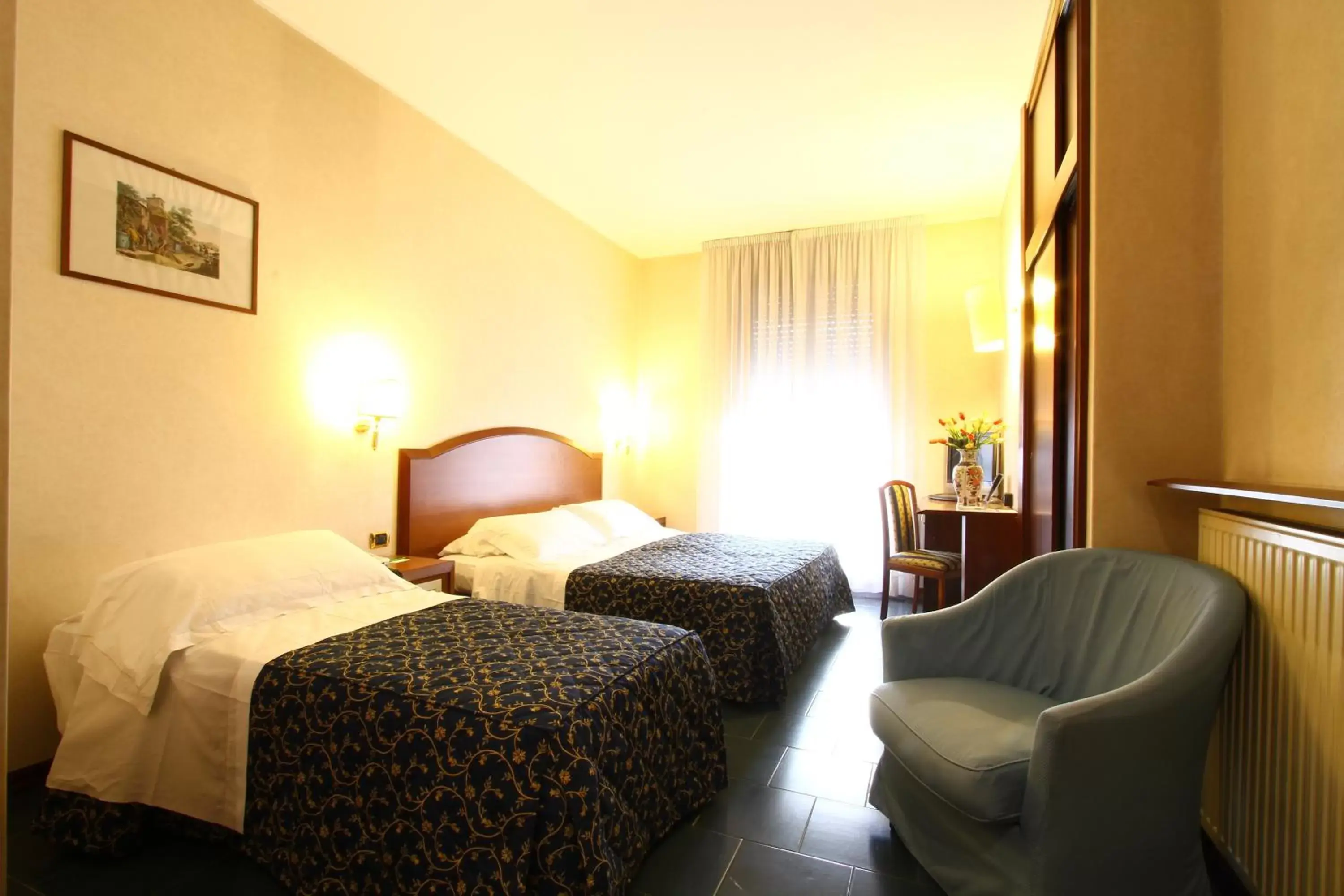 Bedroom, Bed in Hotel Garden Terni