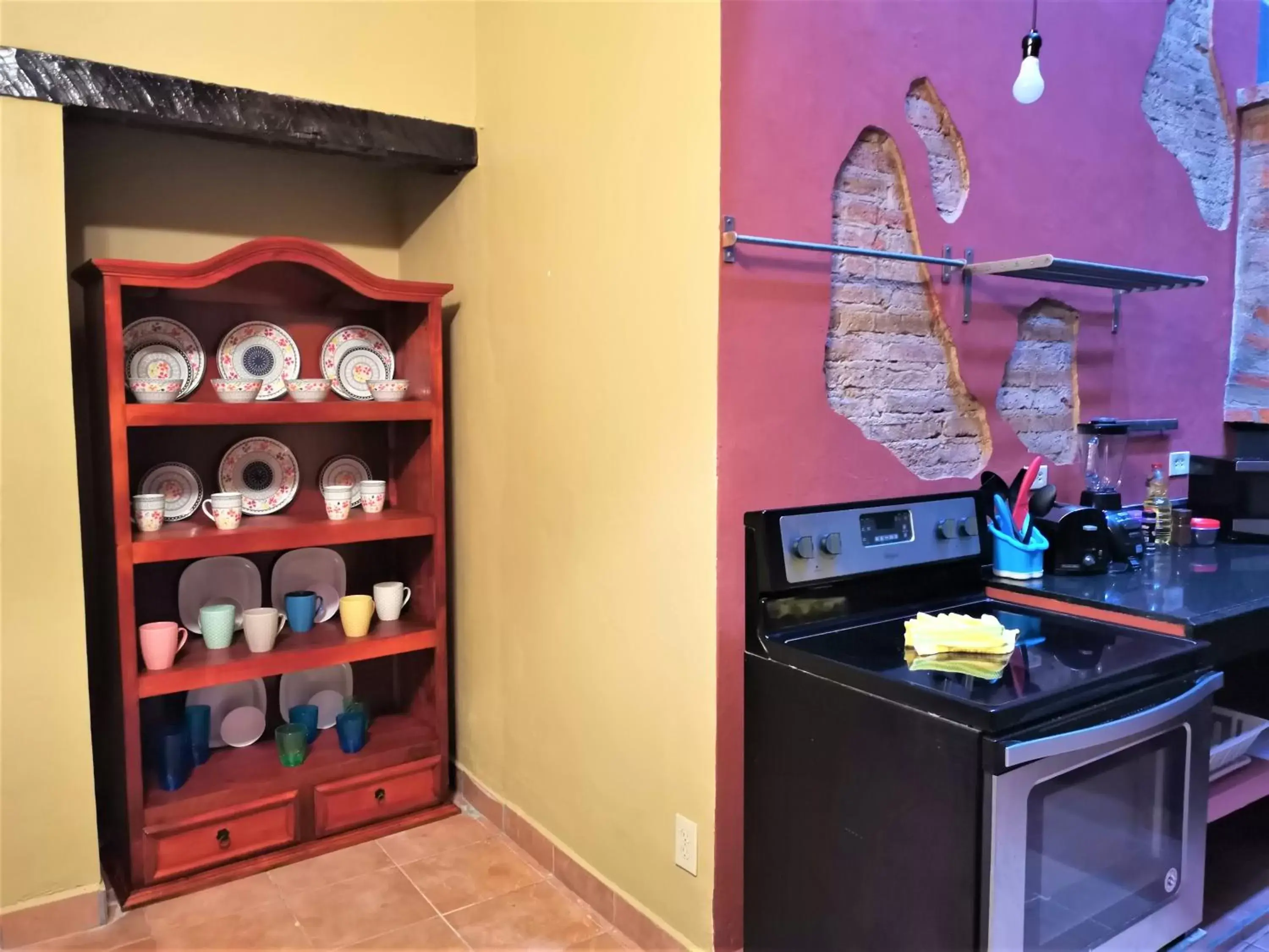 Kitchen or kitchenette in Casa de Leyendas