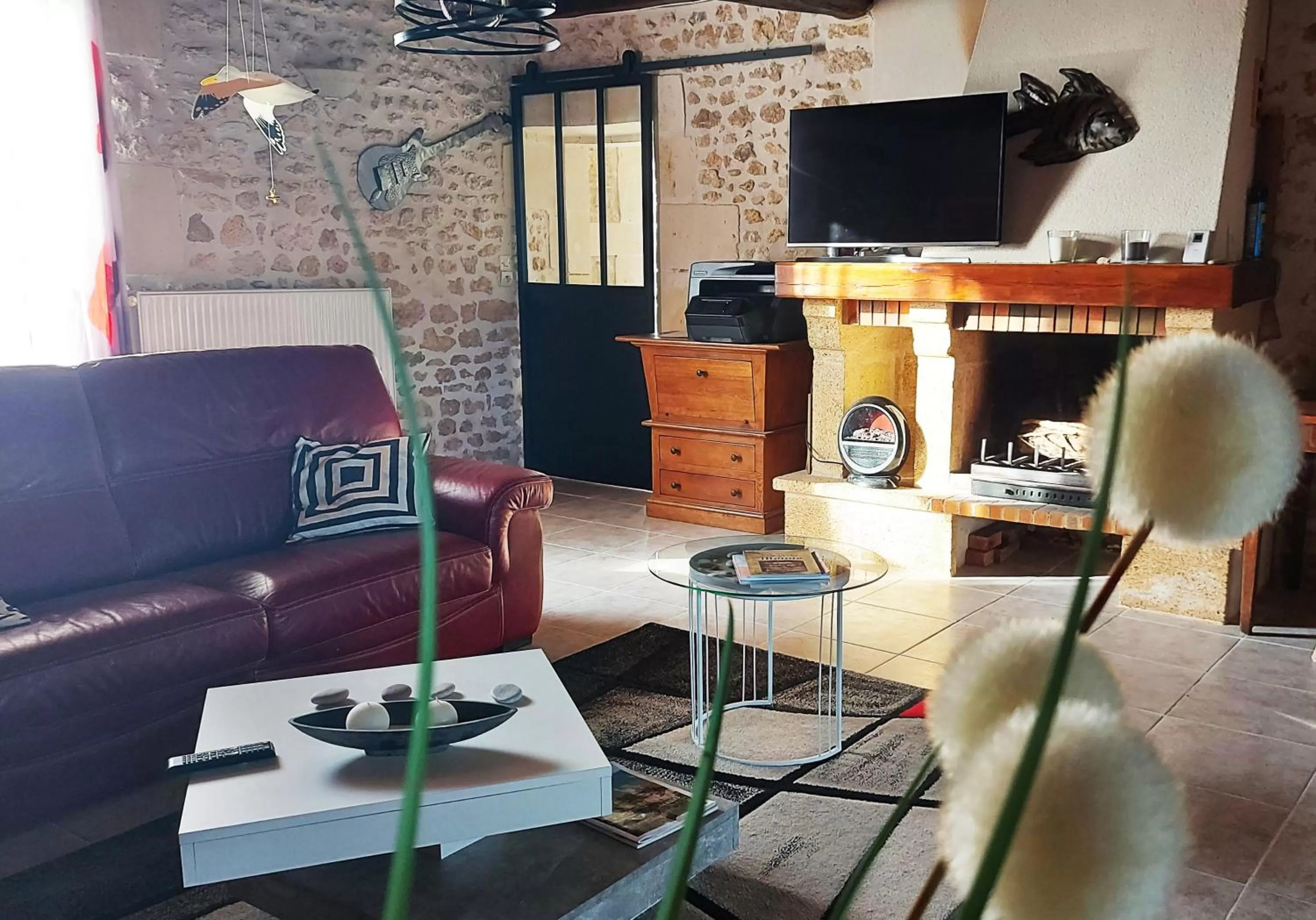Communal lounge/ TV room, Seating Area in MOULIN DE MAUZAC
