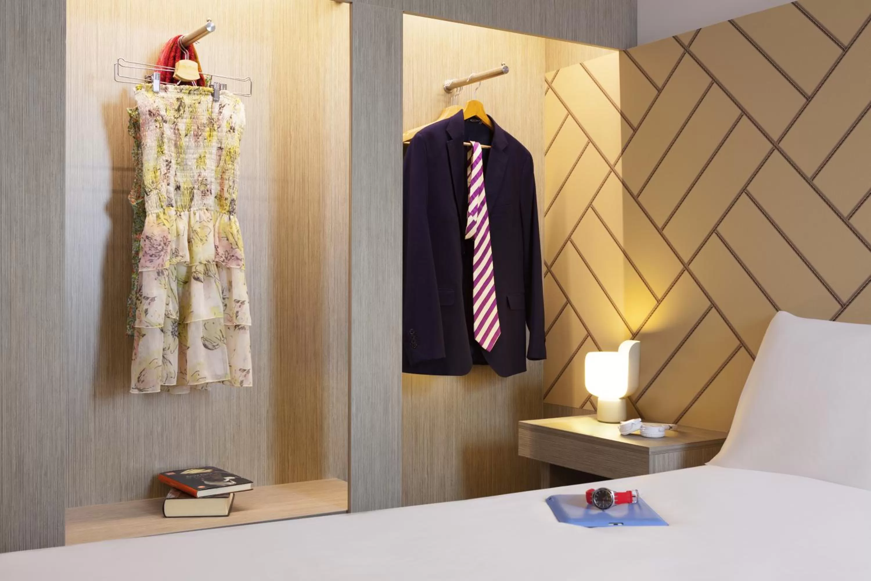 Bedroom, Bed in Ibis Styles Paris Massena Olympiades