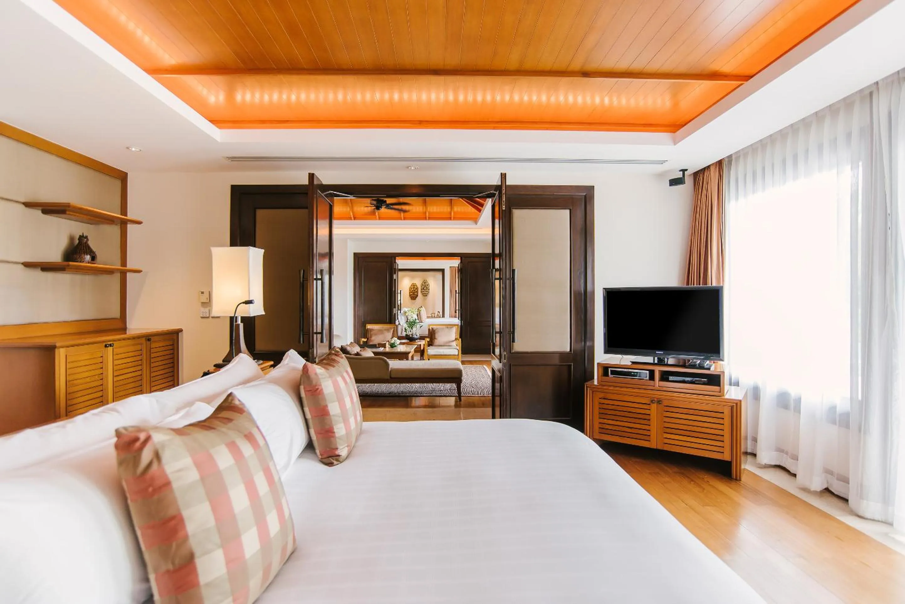 Bedroom, Bed in Trisara Villas & Residences Phuket