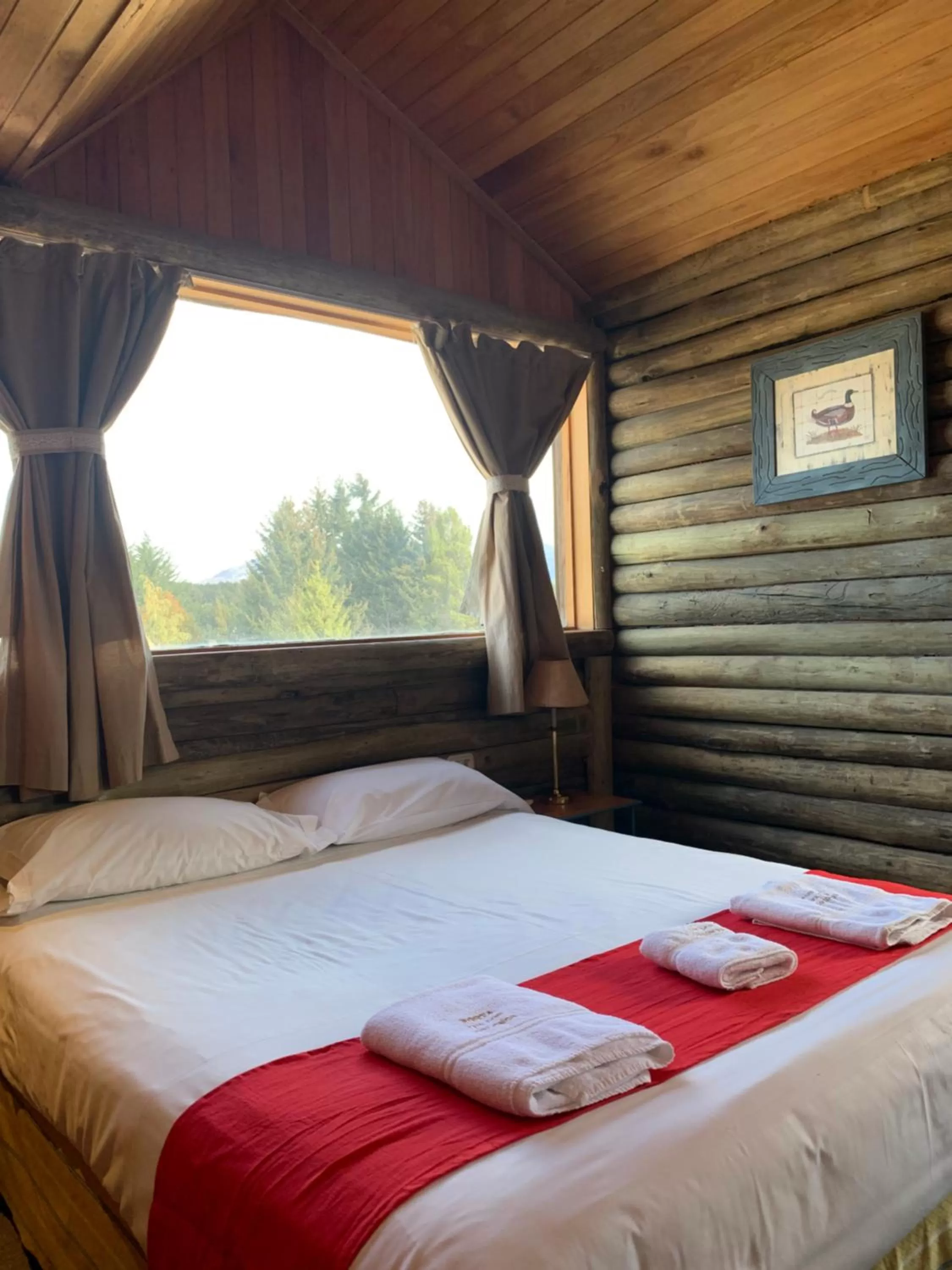 Bed in Hosteria Posta de los Colonos