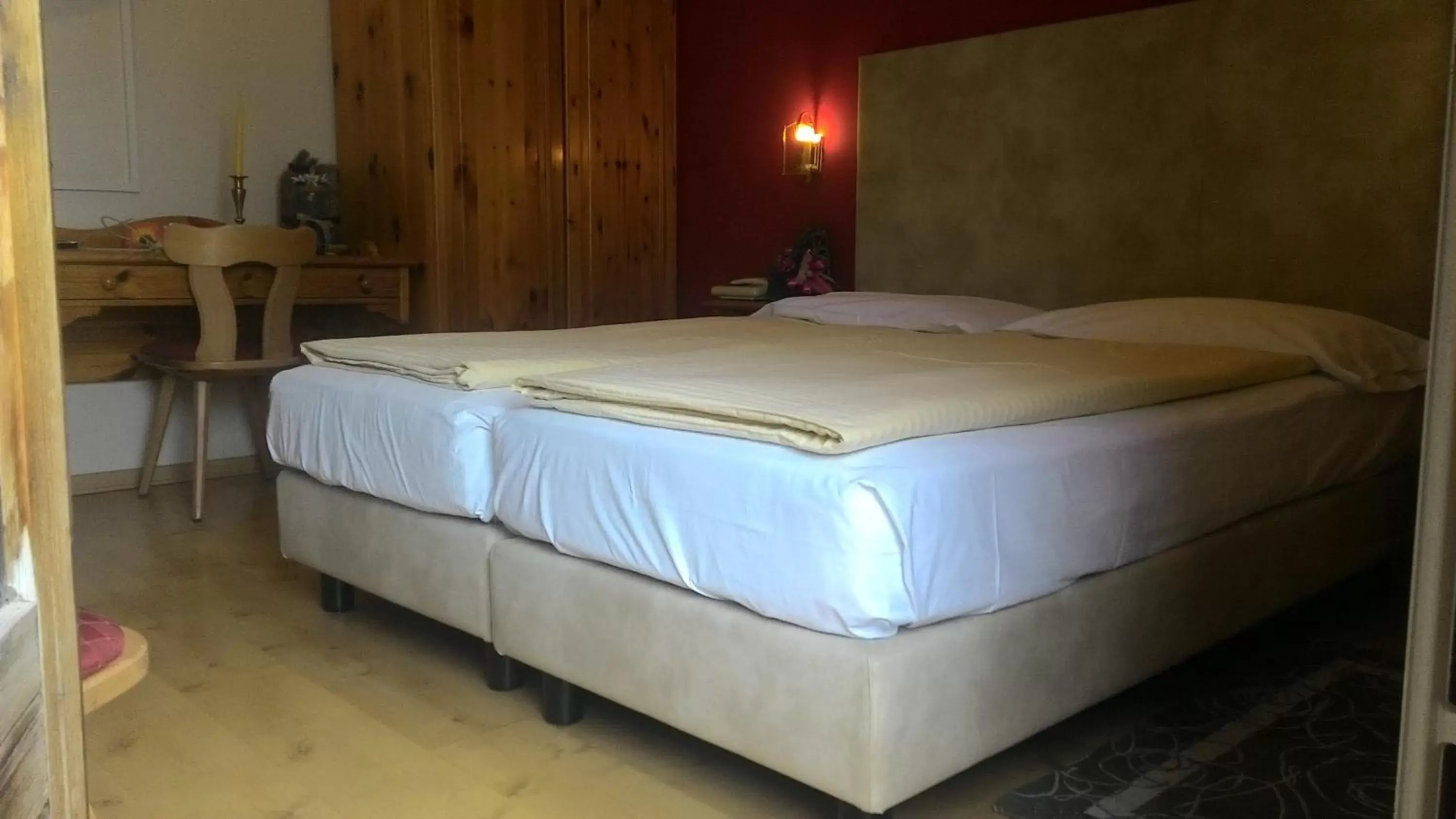 Bed in Hotel Adele