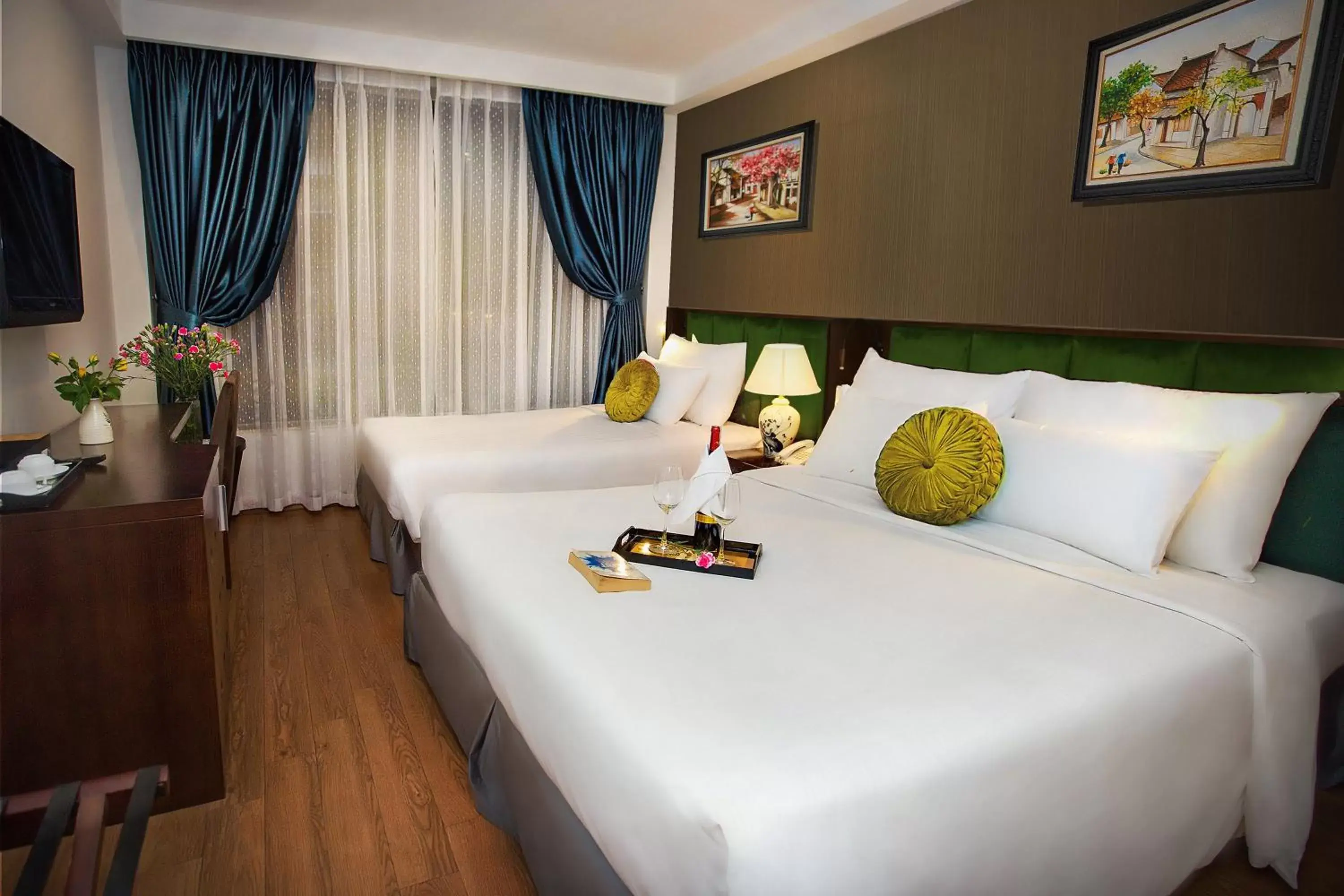 Bedroom, Bed in Aviary Hanoi Hotel & Travel Bedroom, Bed in Aviary Hanoi Hotel & Travel