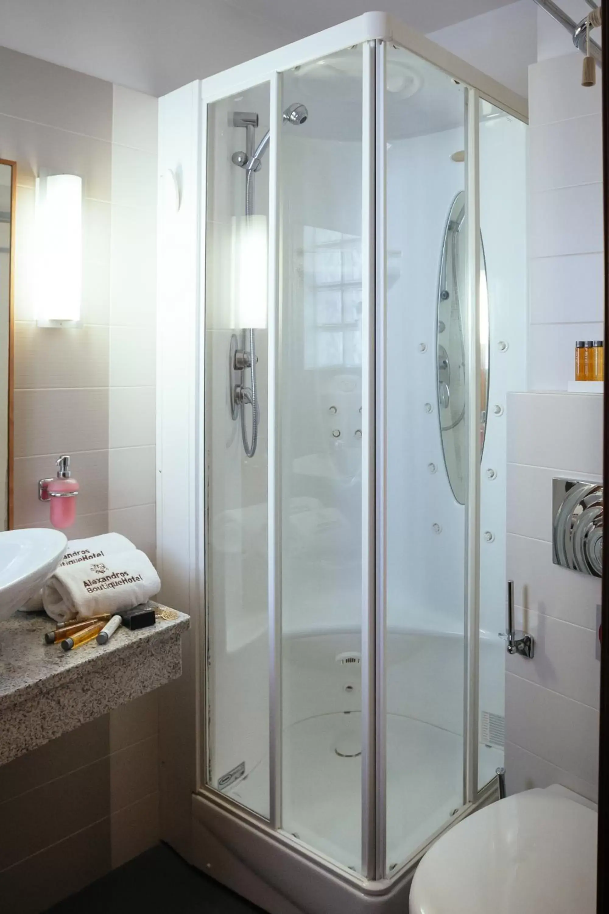 Shower, Bathroom in Alexandros Boutique Hotel