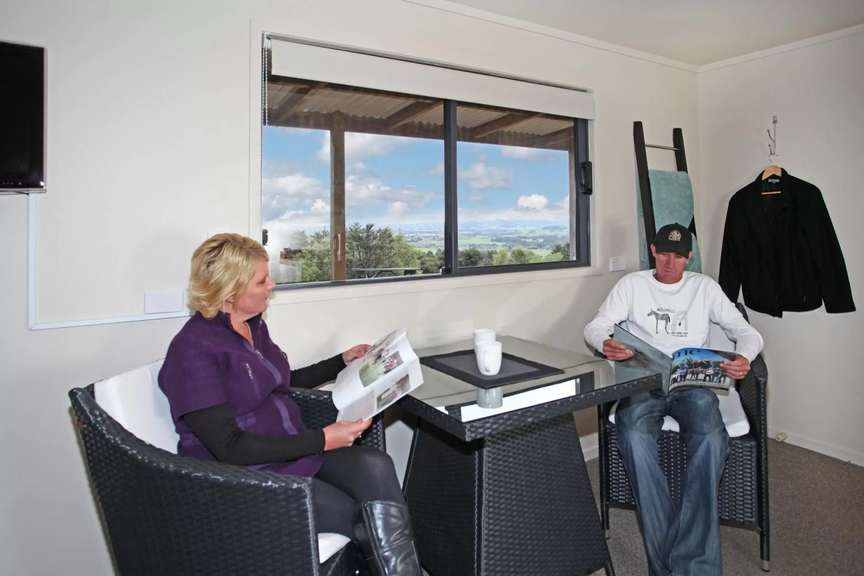 People in Auckland Country Cottages