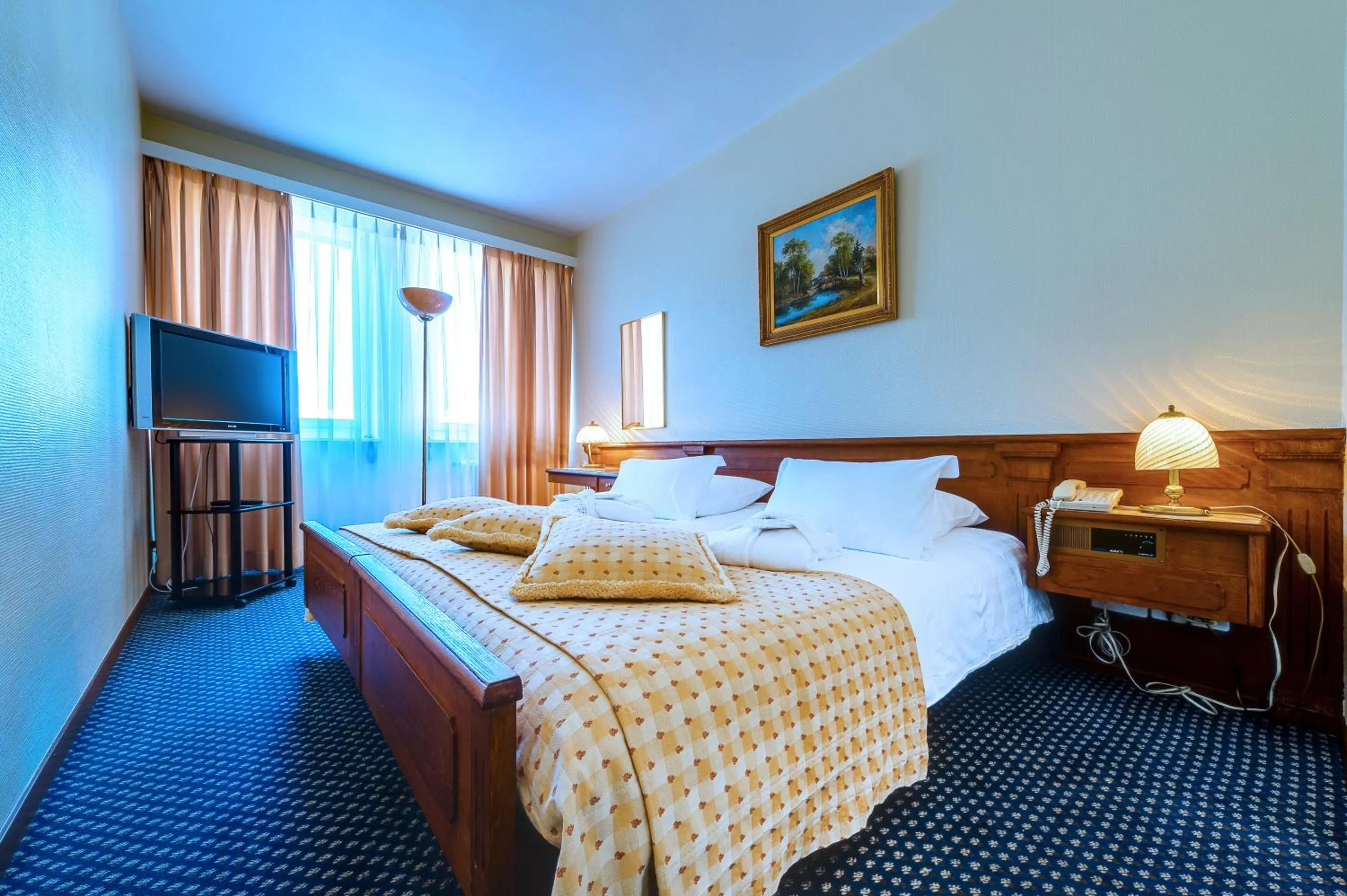 Bed in Hotel Century