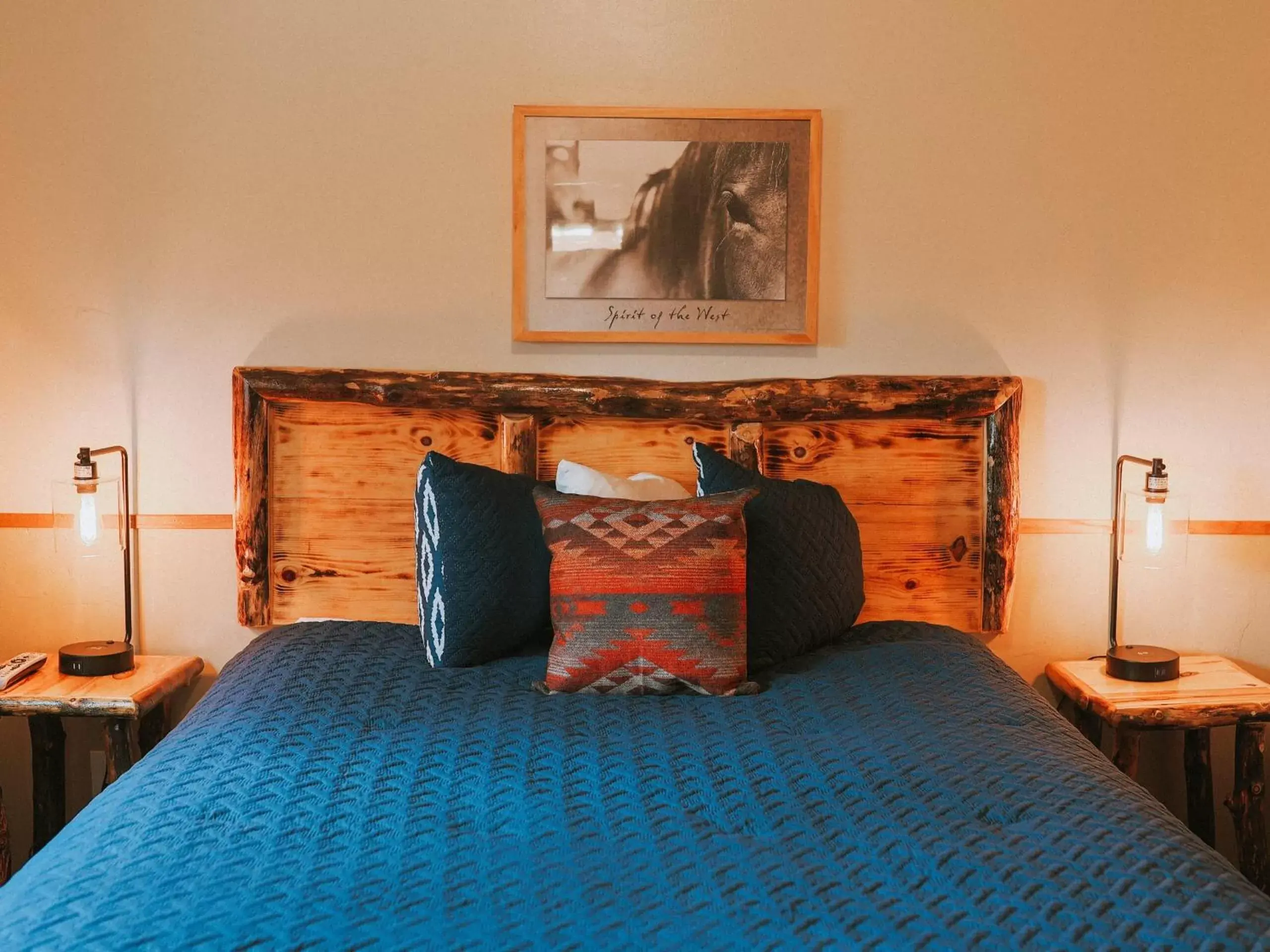 Bed in Sundance Motel