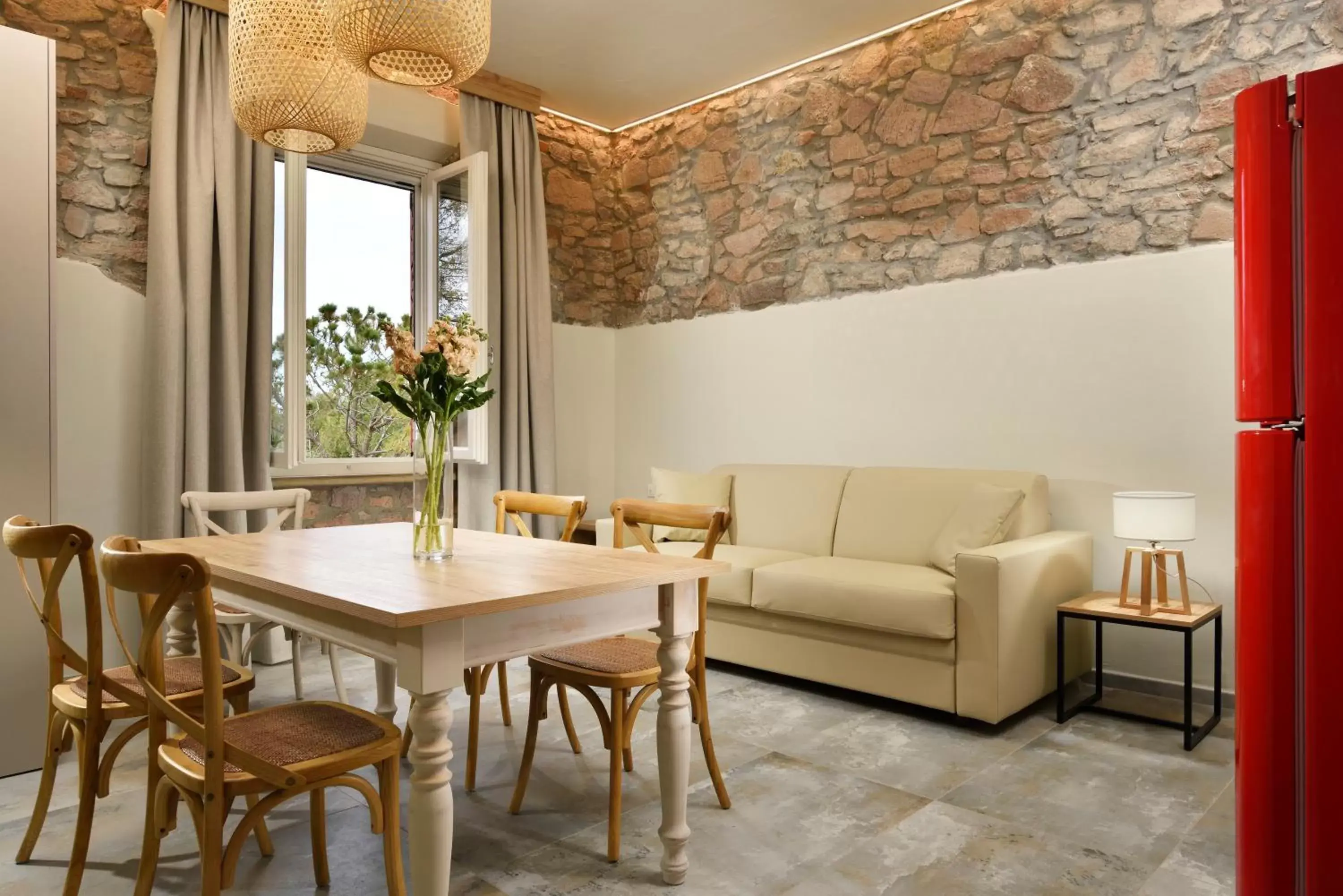 Living room, Dining Area in Antico Podere San Francesco