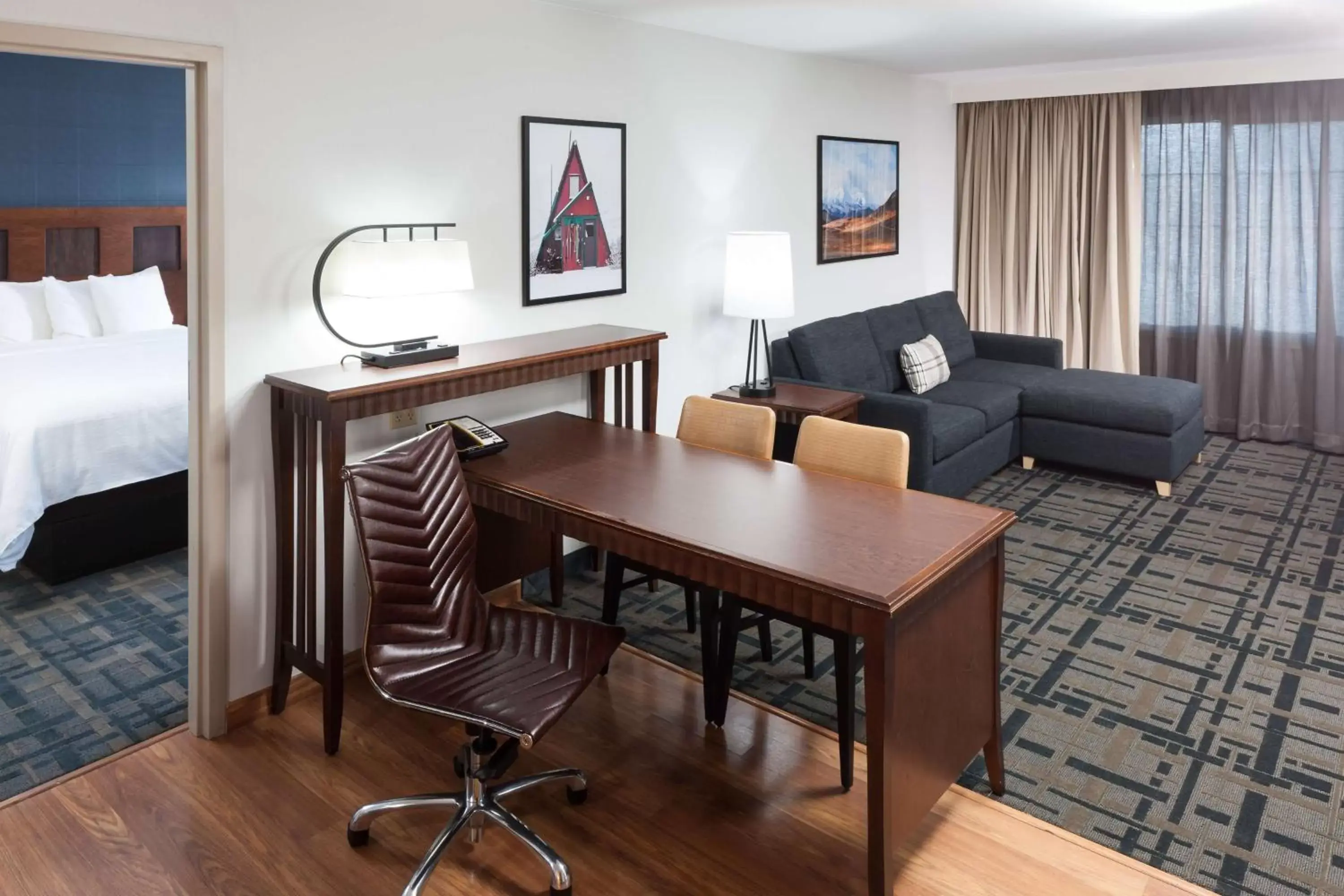 Living room, Seating Area in Embassy Suites Anchorage