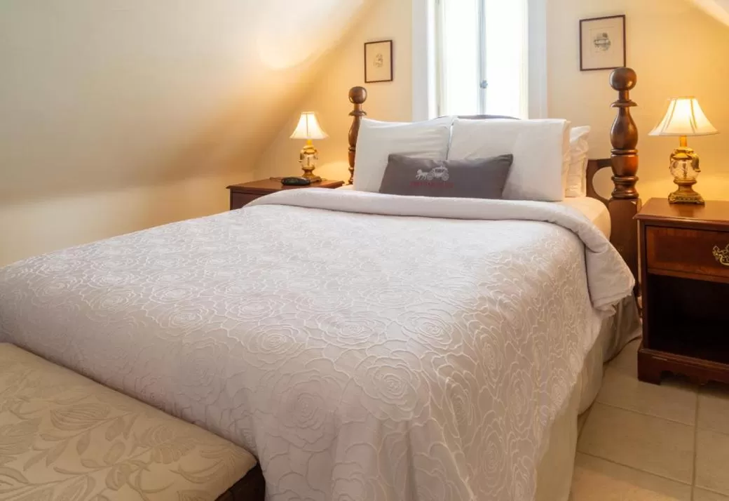 Bed in Grey Gables Inn