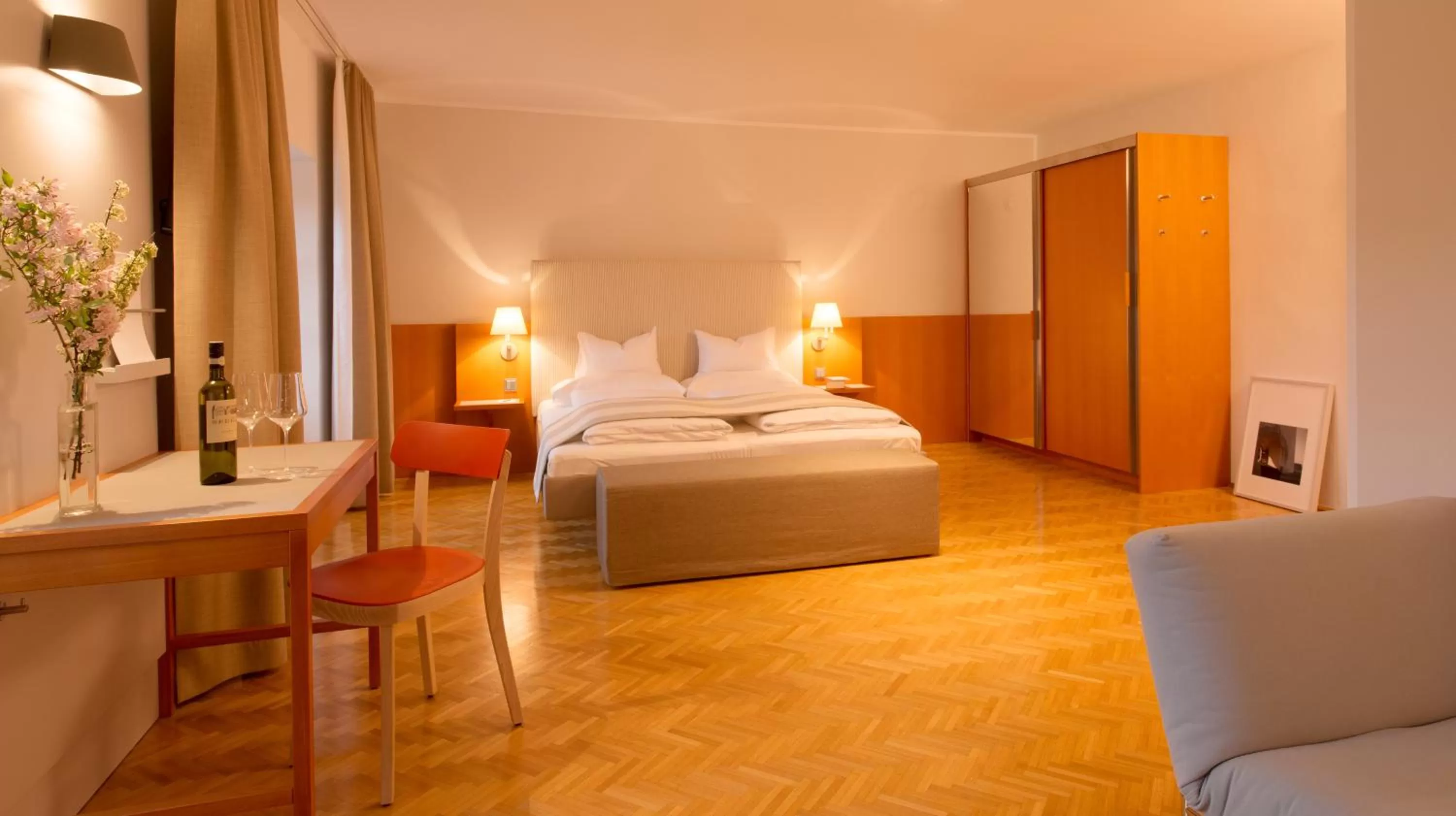 Decorative detail, Bed in Schloss Seggau