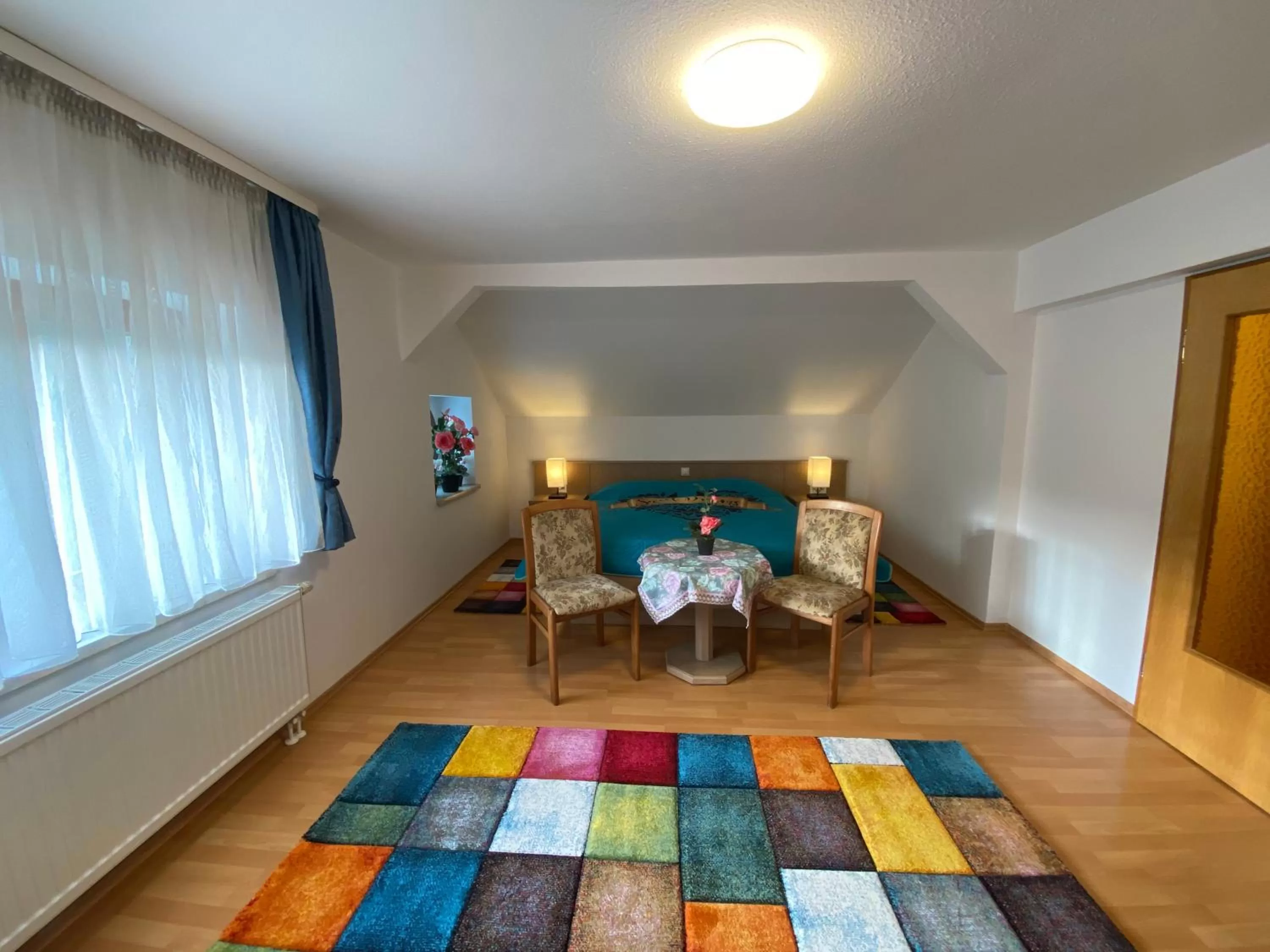 Bed in Hotel Bielatal