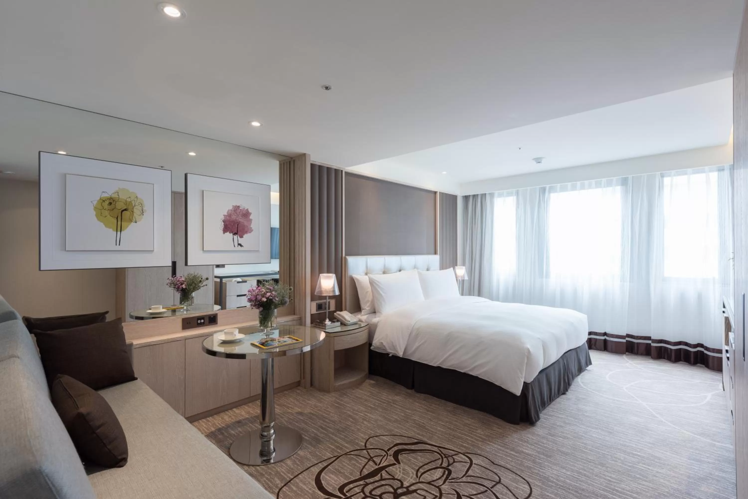 Photo of the whole room, Bed in K Hotel Taipei Chang-An