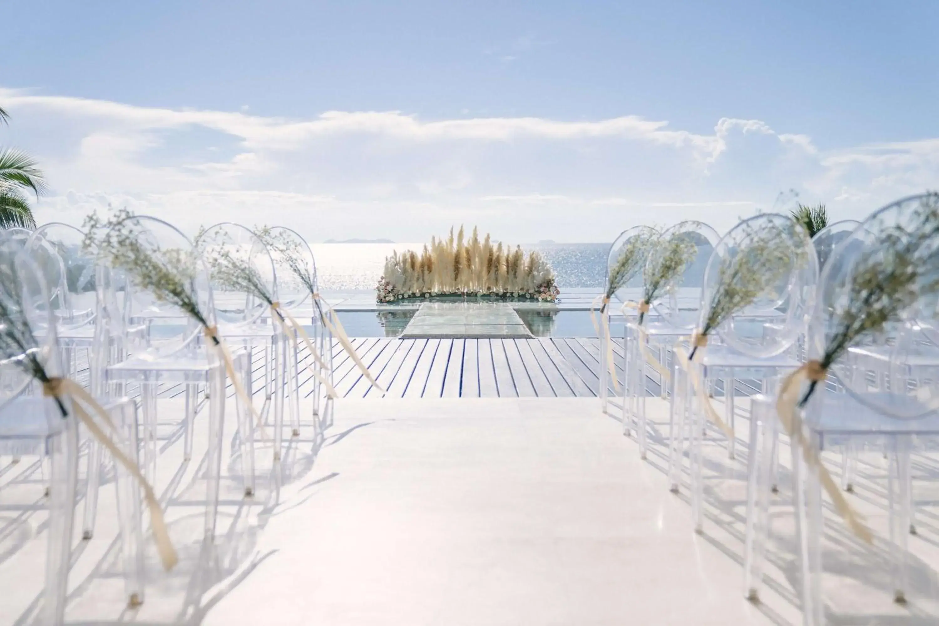 Pool view in Conrad Koh Samui