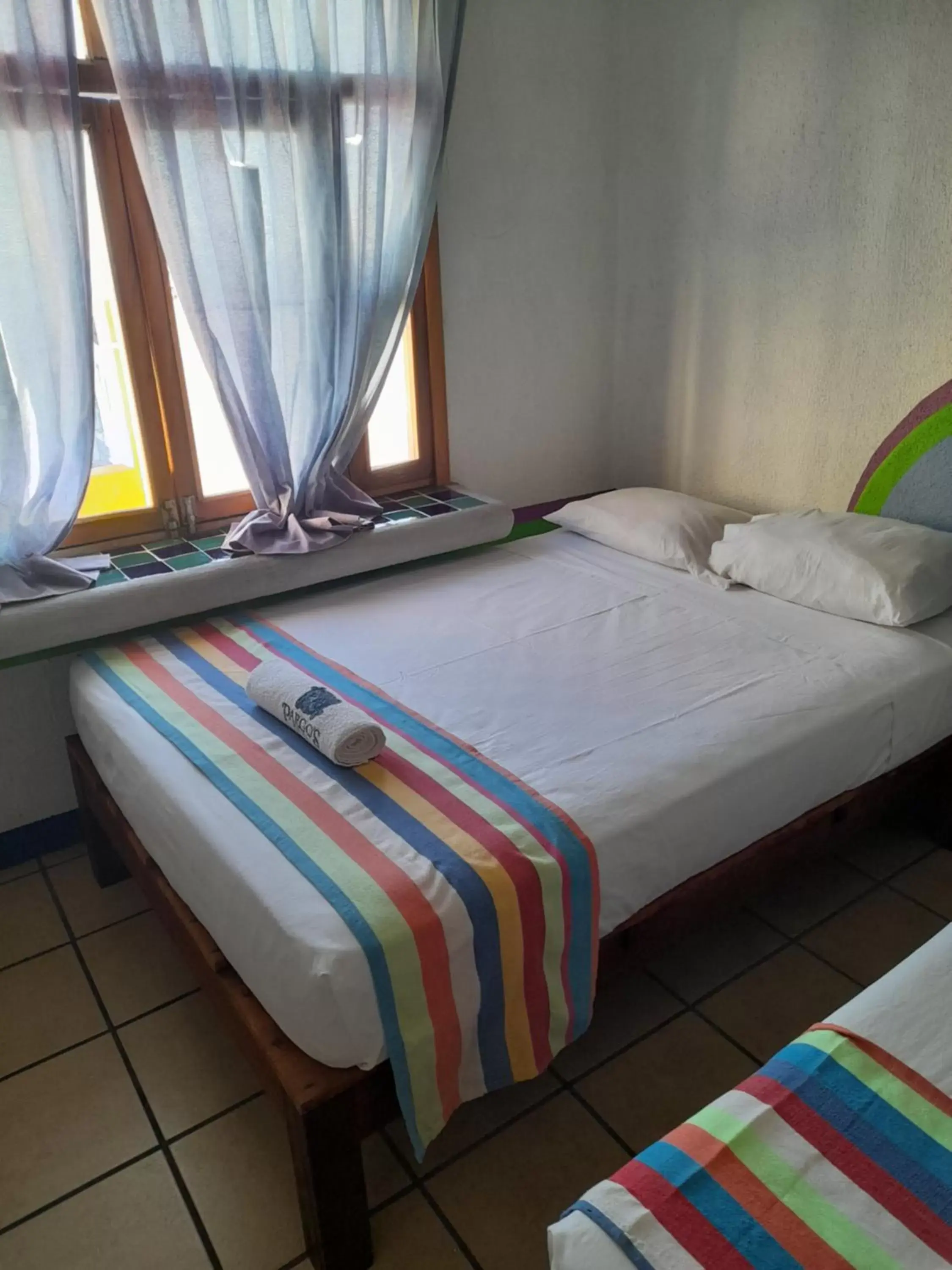 Bed in Pargos Hotel & Cowork