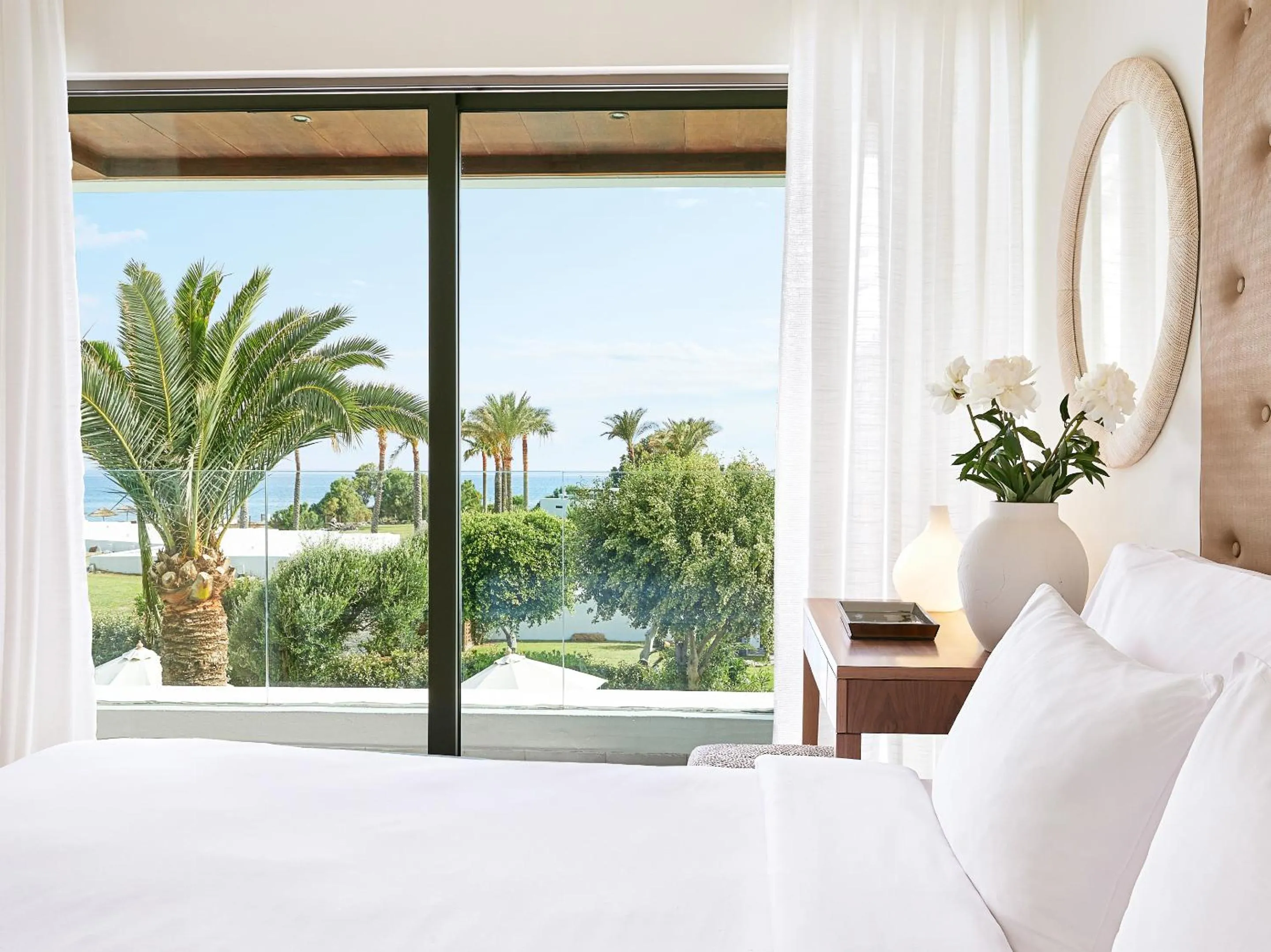 Bed in Amirandes, A Grecotel Resort to Live