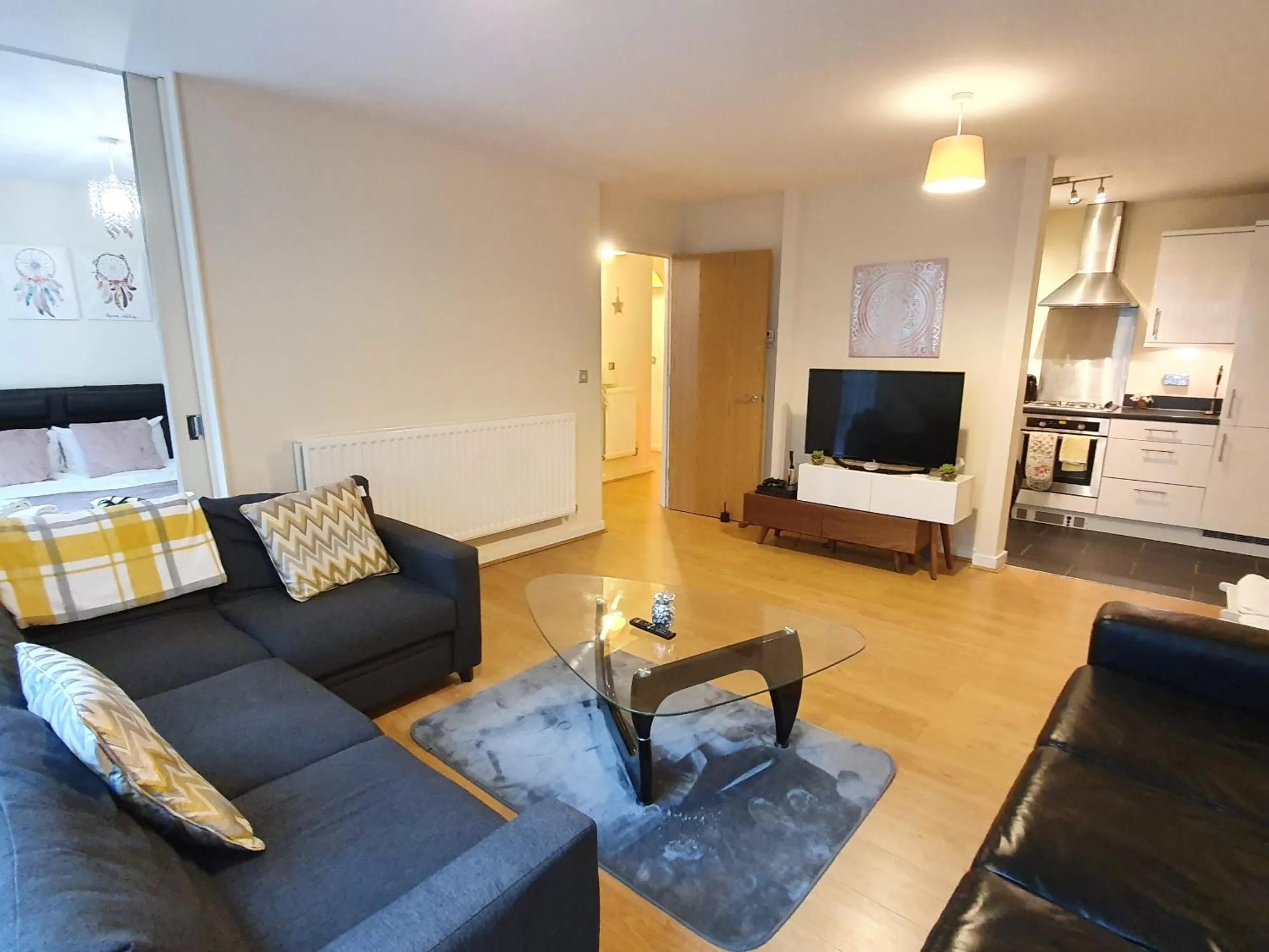 Living room, Seating Area in Dazzon Apartments - HUB - Central MK