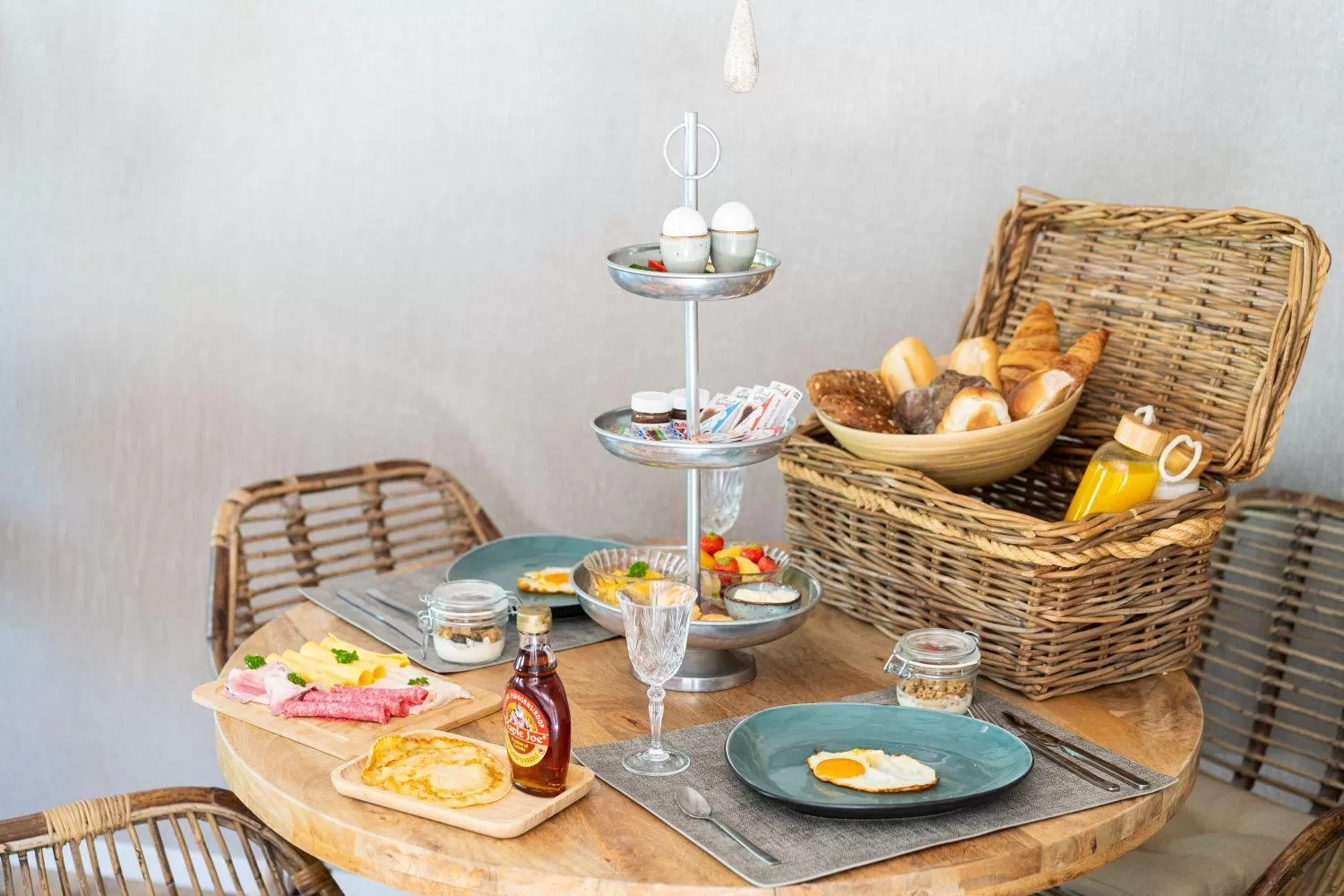 Breakfast, Food in B&B The Wellness Cottage