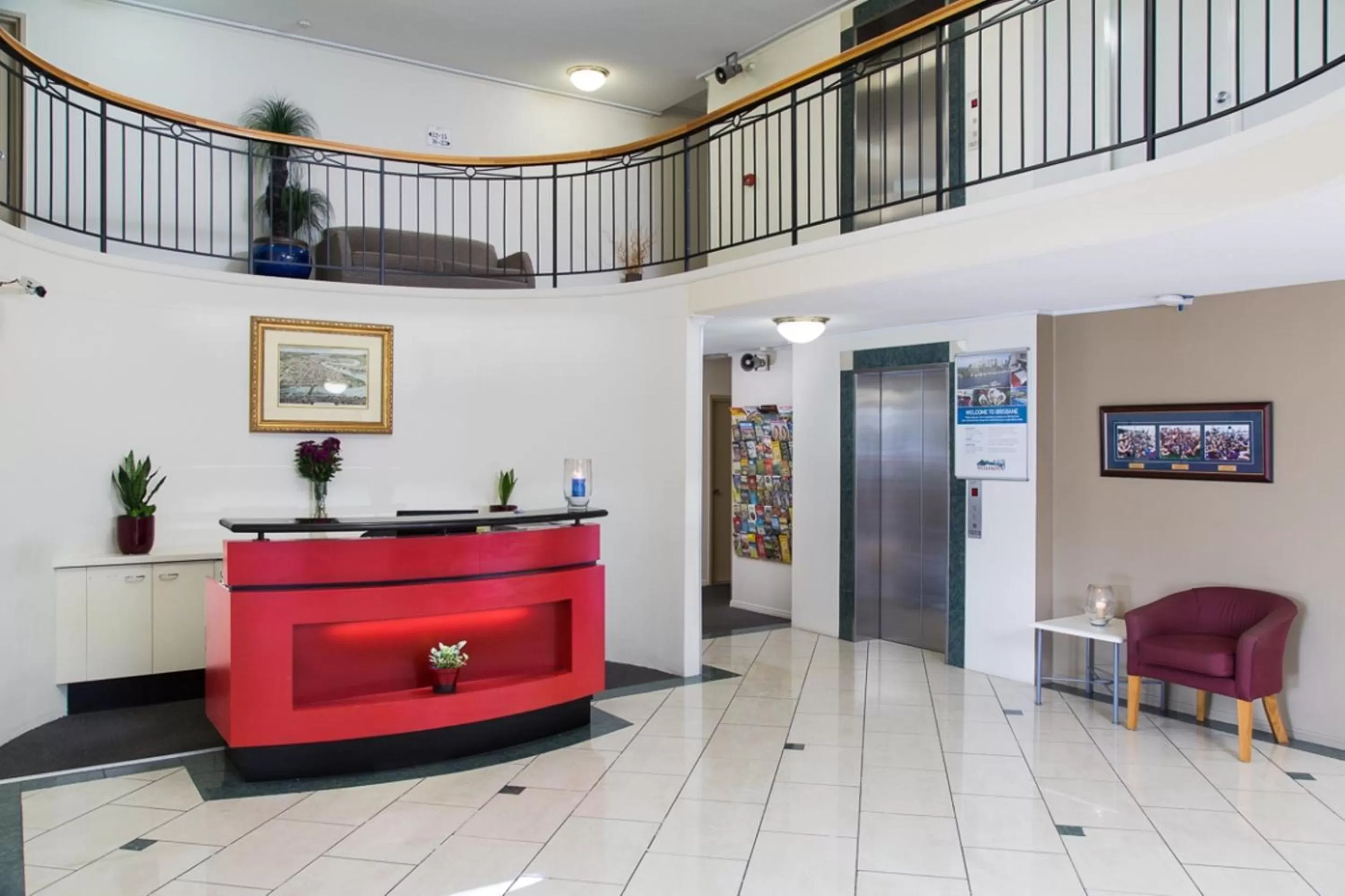 Lobby or reception in The Wellington Apartment Hotel