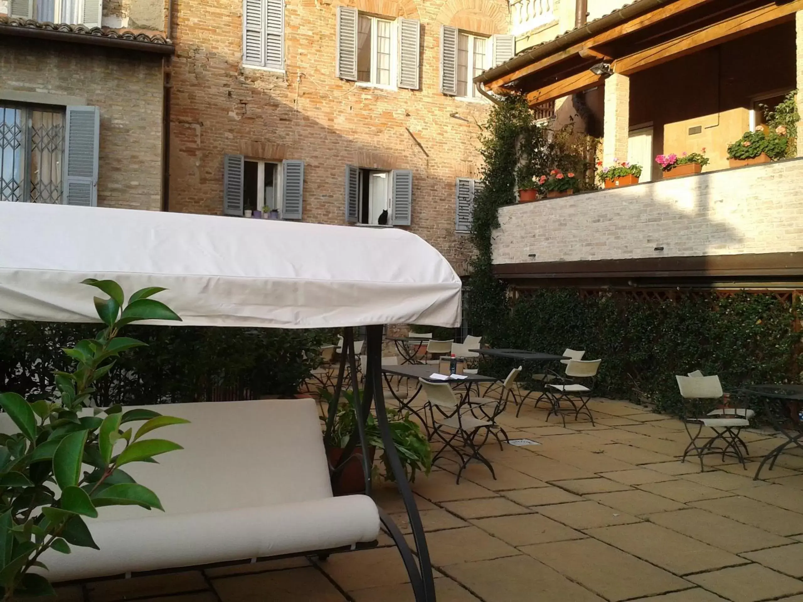 Balcony/Terrace in Albergo Italia