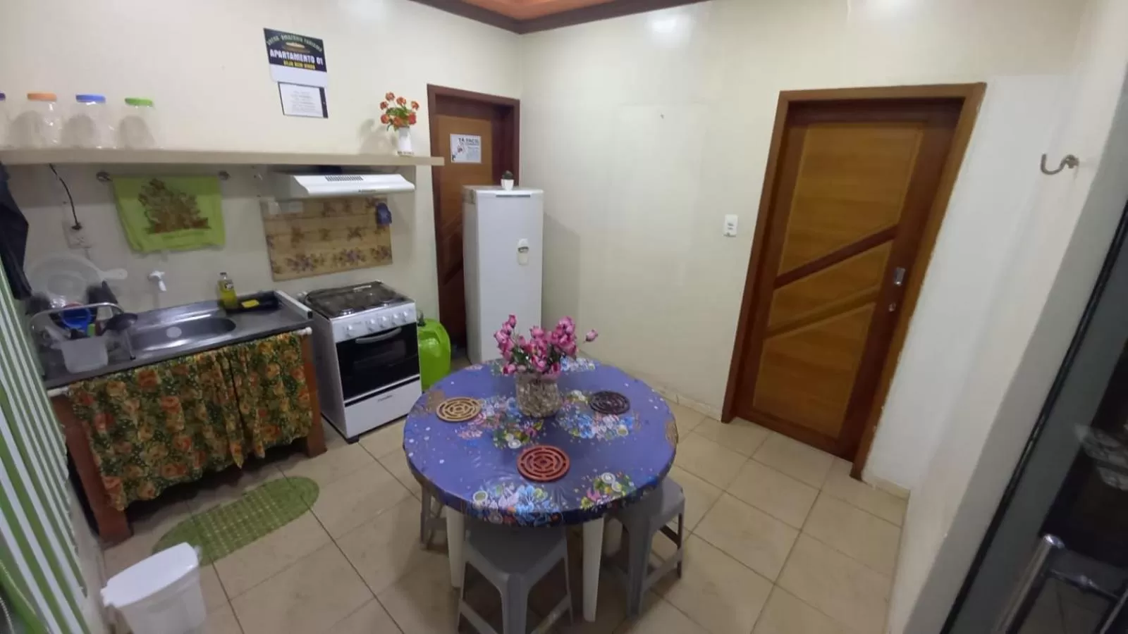 Kitchen or kitchenette, Kitchen/Kitchenette in Apart Hotel-Amazonas Shooping