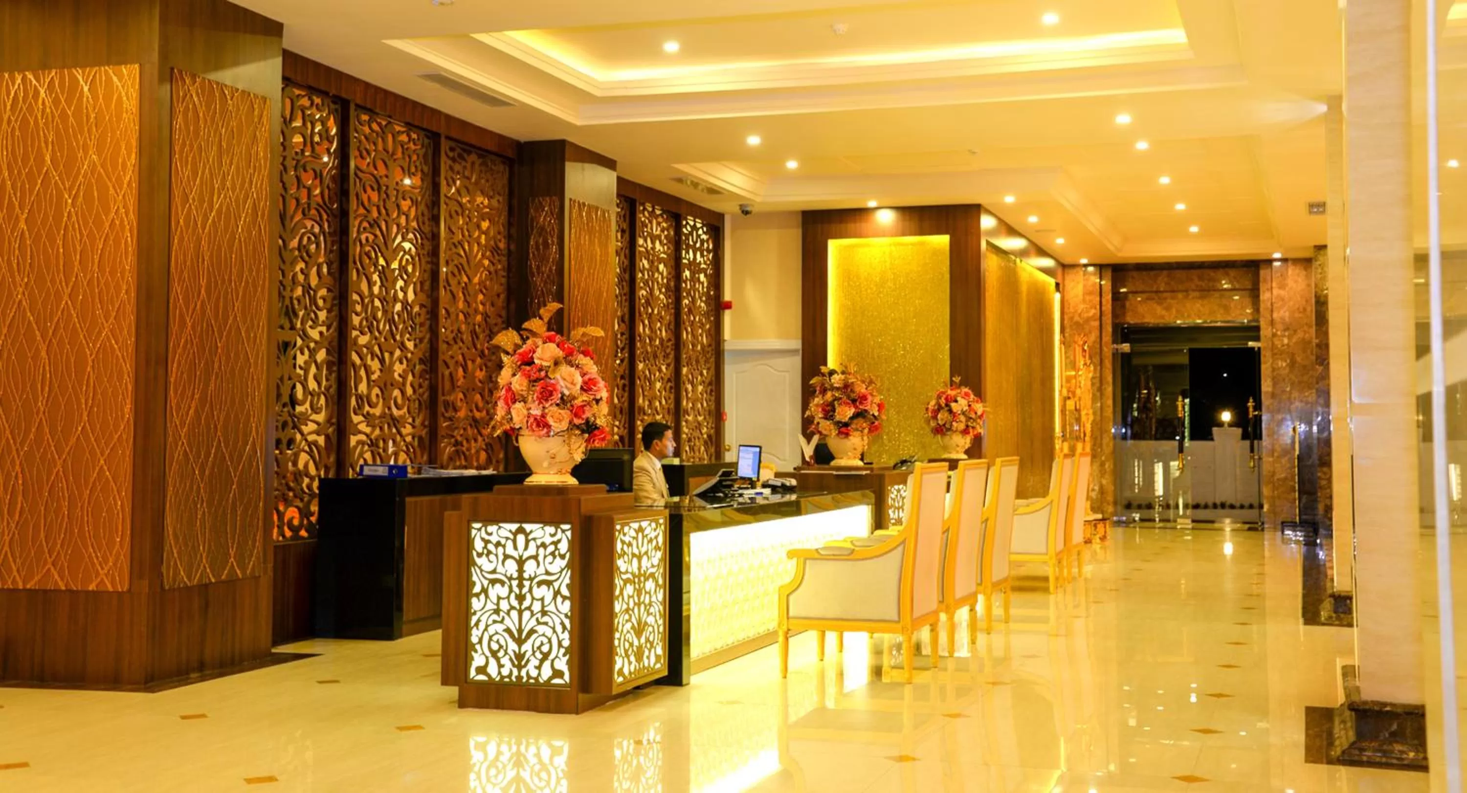 Lobby or reception in The Grand Kandyan