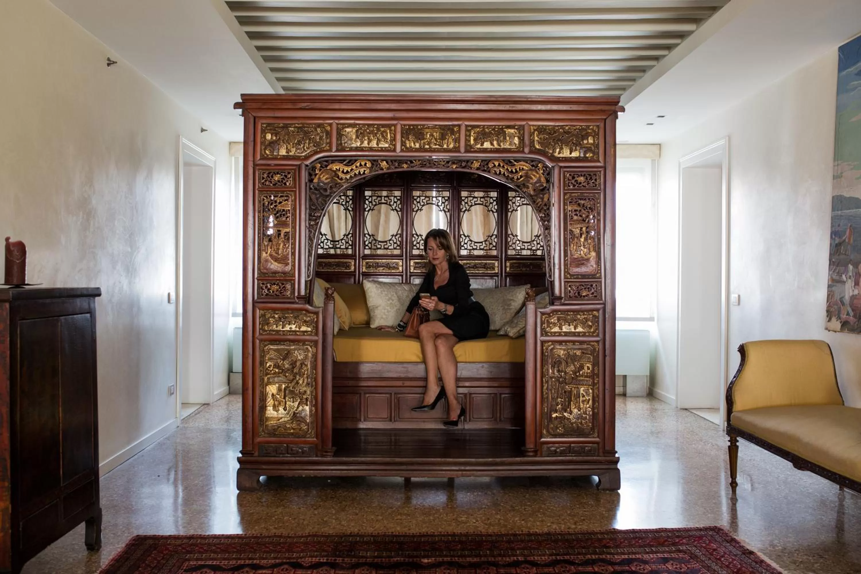 Communal lounge/ TV room in Ca' Nigra Lagoon Resort