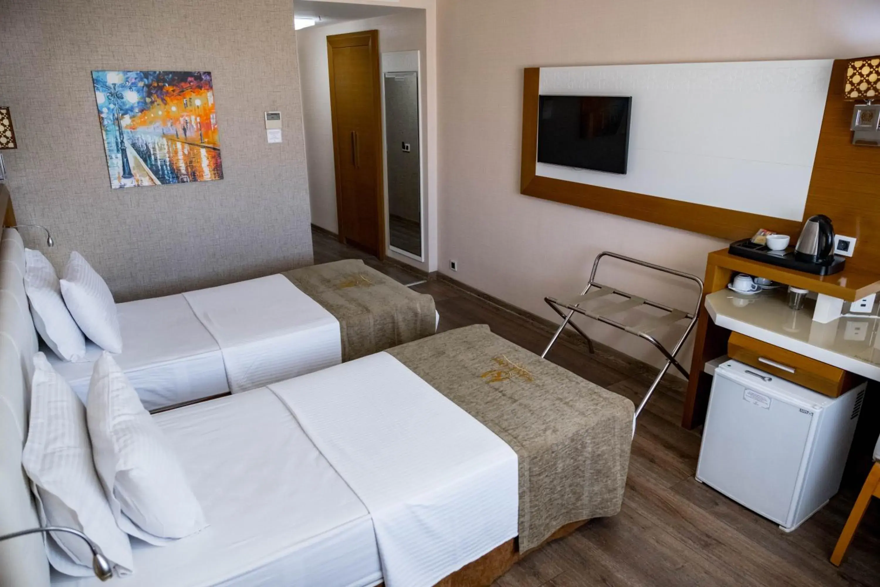 Bed in Selcuk Hotel Sems-i Tebrizi