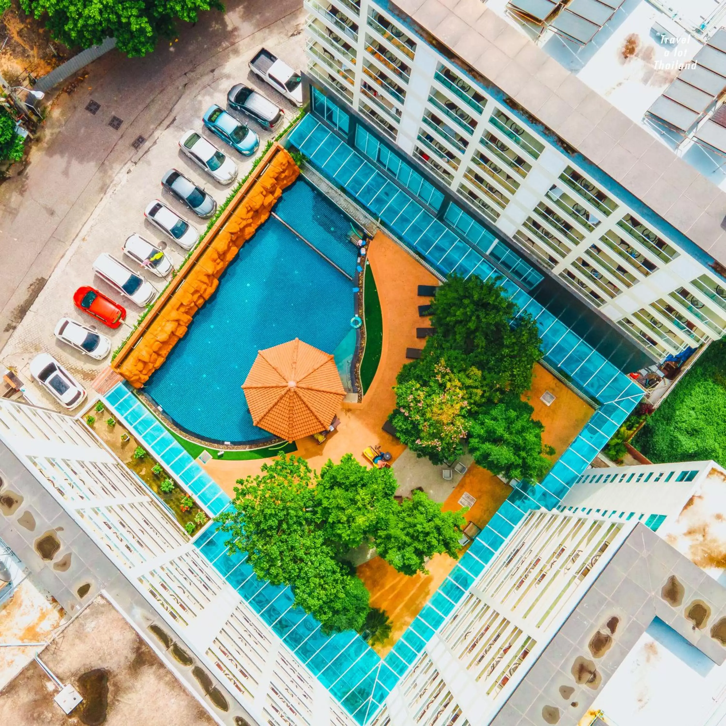 Property building, Bird's-eye View in Centara Pattaya Hotel